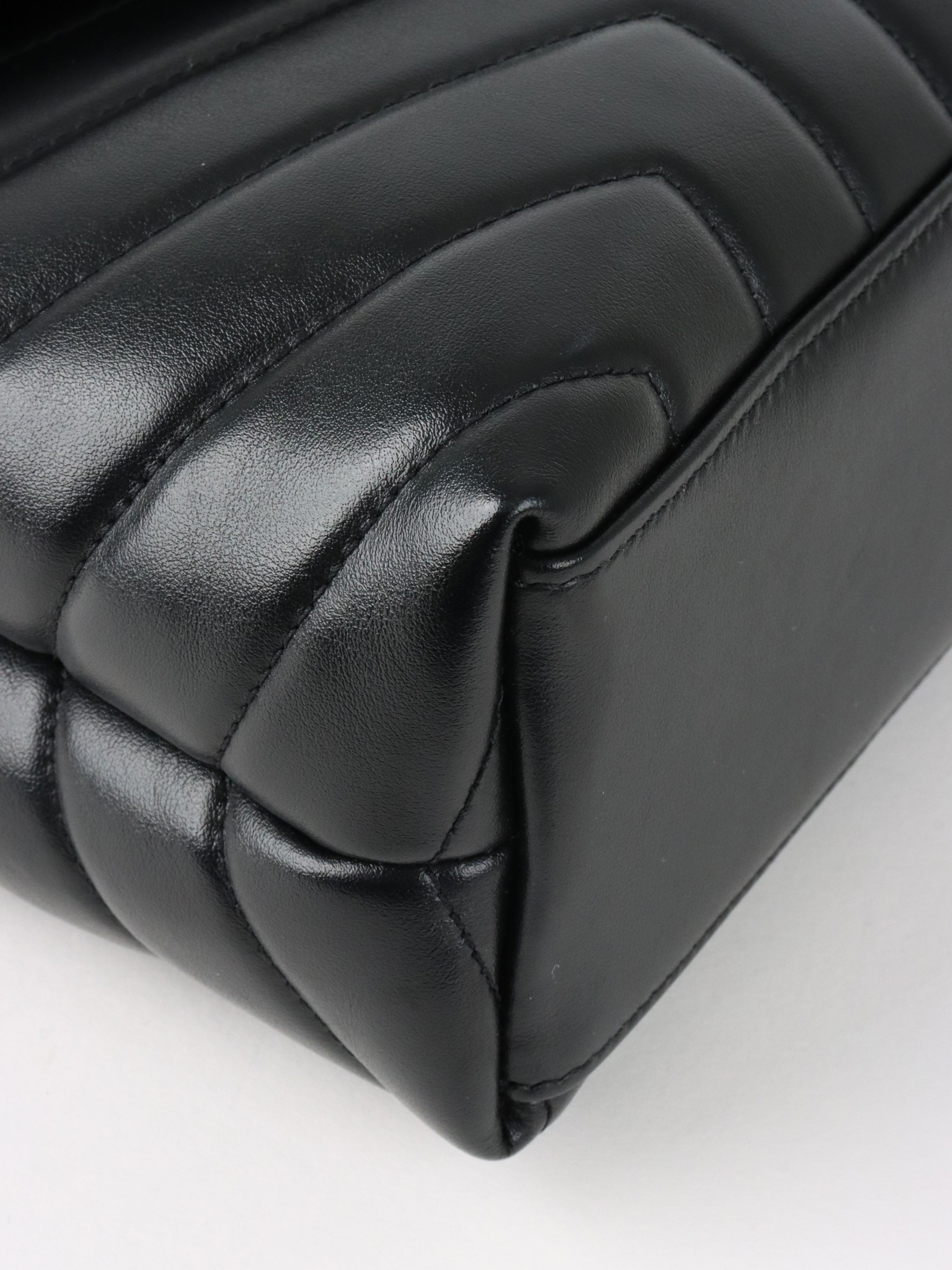 Saint Laurent Black Small Loulou Bag GHW