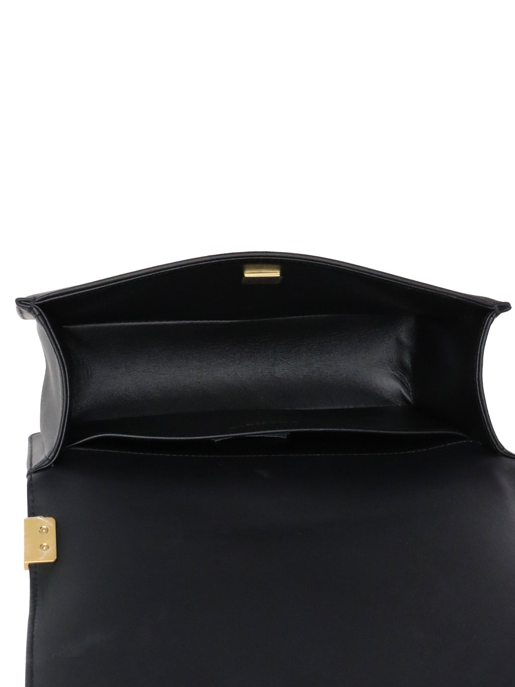 Chanel Black Matte Lambskin Medium Boy Bag GHW