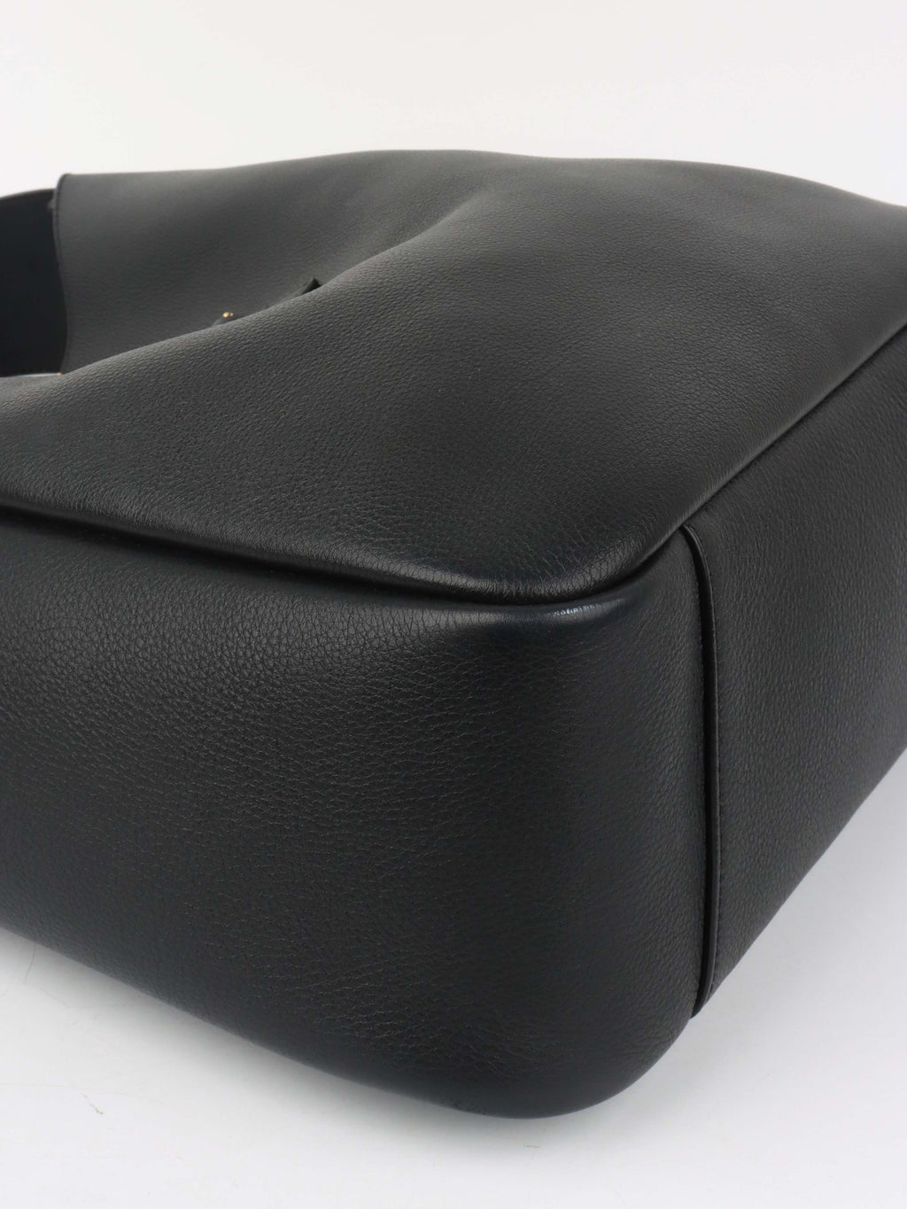 Saint Laurent Large Black LE 5 À 7 Supple Hobo Bag