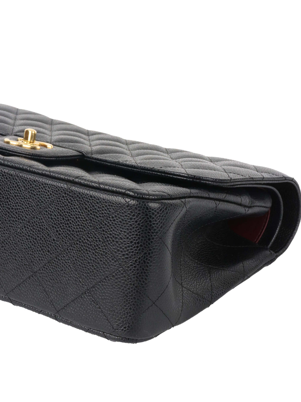 Chanel Classic Jumbo Black Caviar GHW.