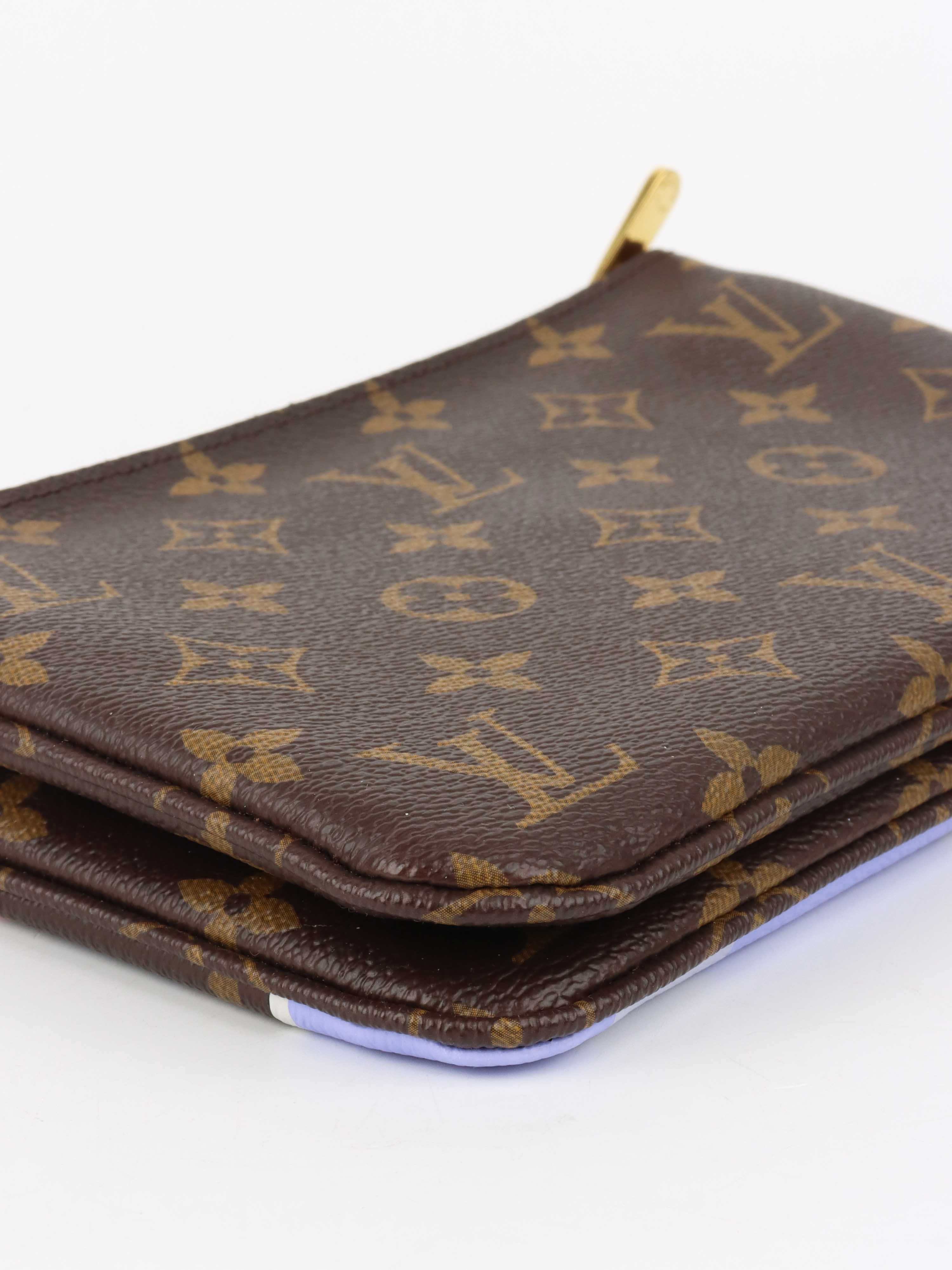 Louis Vuitton Monogram Vivienne Double Zip Pochette
