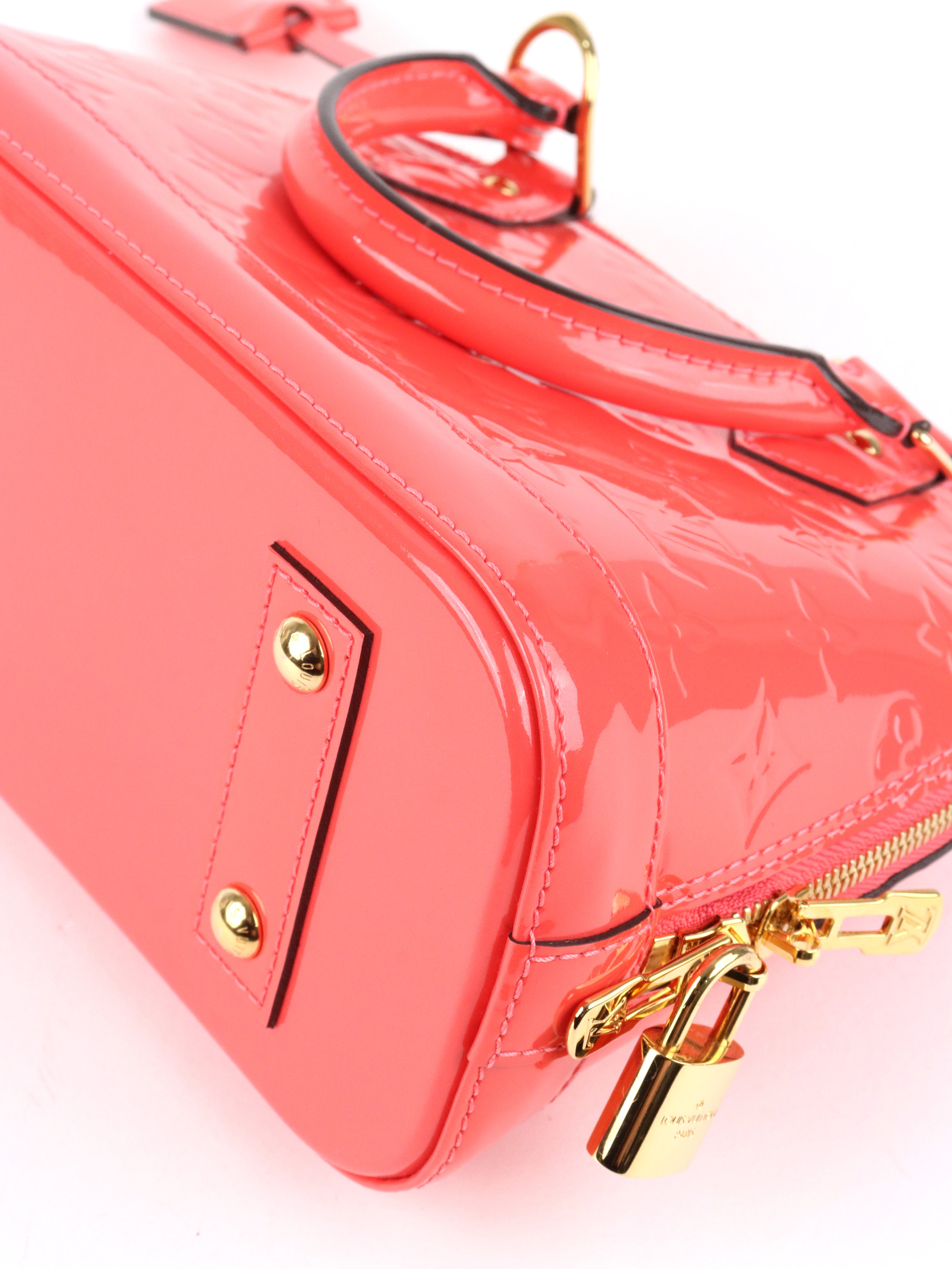 Louis Vuitton Rose Patent Alma BB