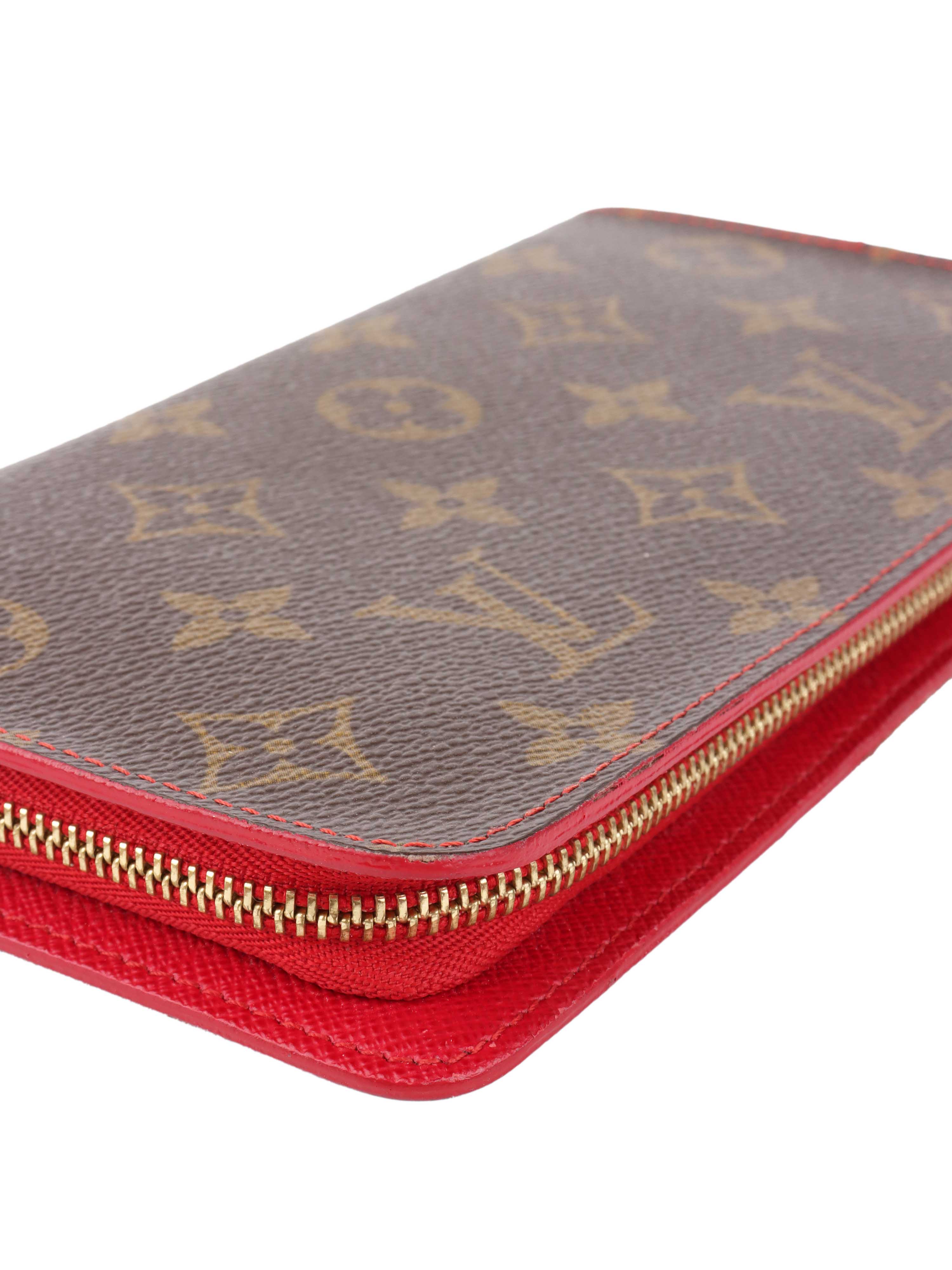 Louis Vuitton Monogram Cerise Zip Wallet.