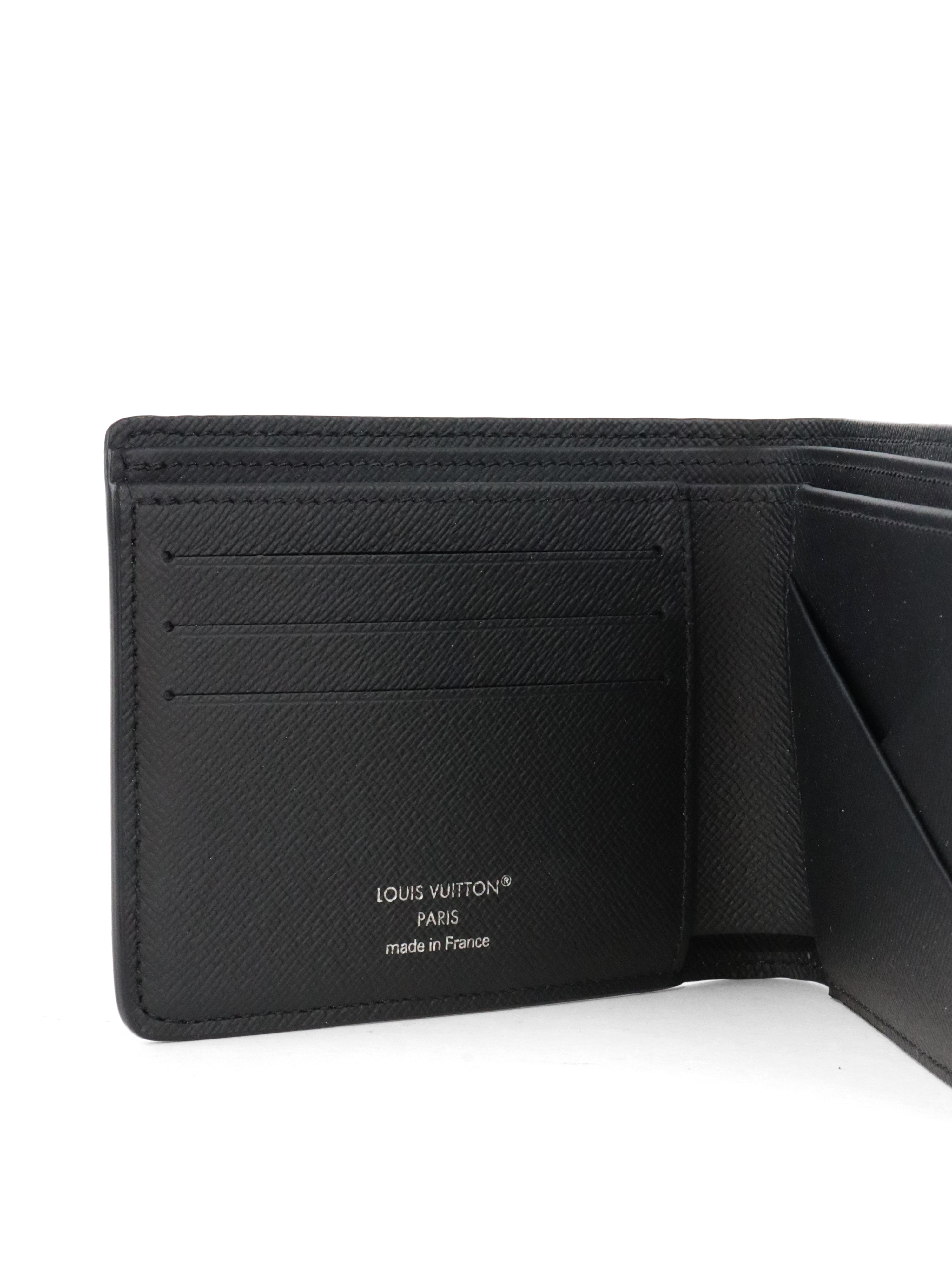 Louis Vuitton Black Monogram Multiple Wallet