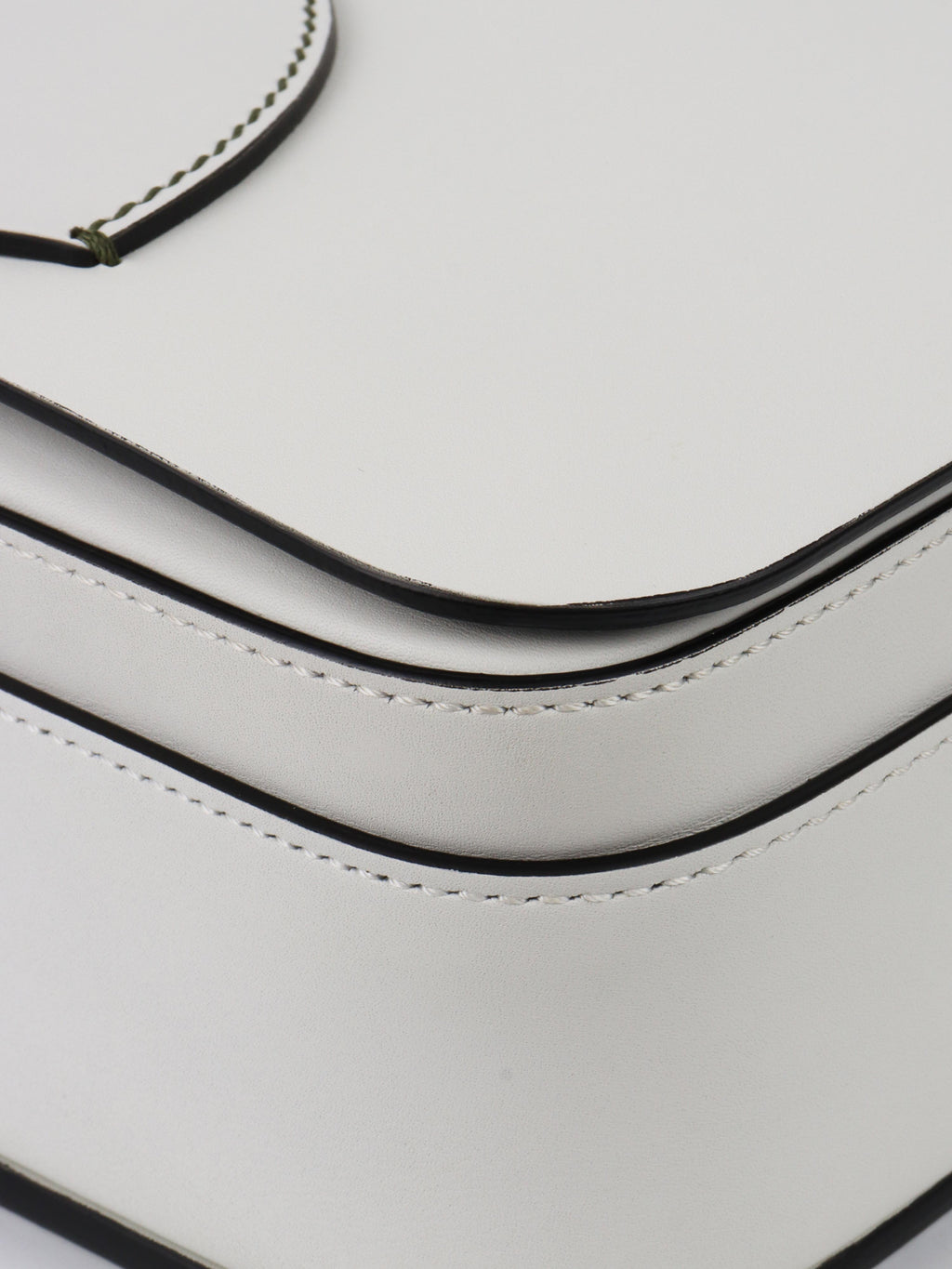 Burberry White Satchel Bag.