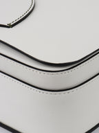 Burberry White Satchel Bag.