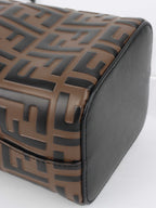 Fendi Mon Tresor Brown Leather Mini-bag.
