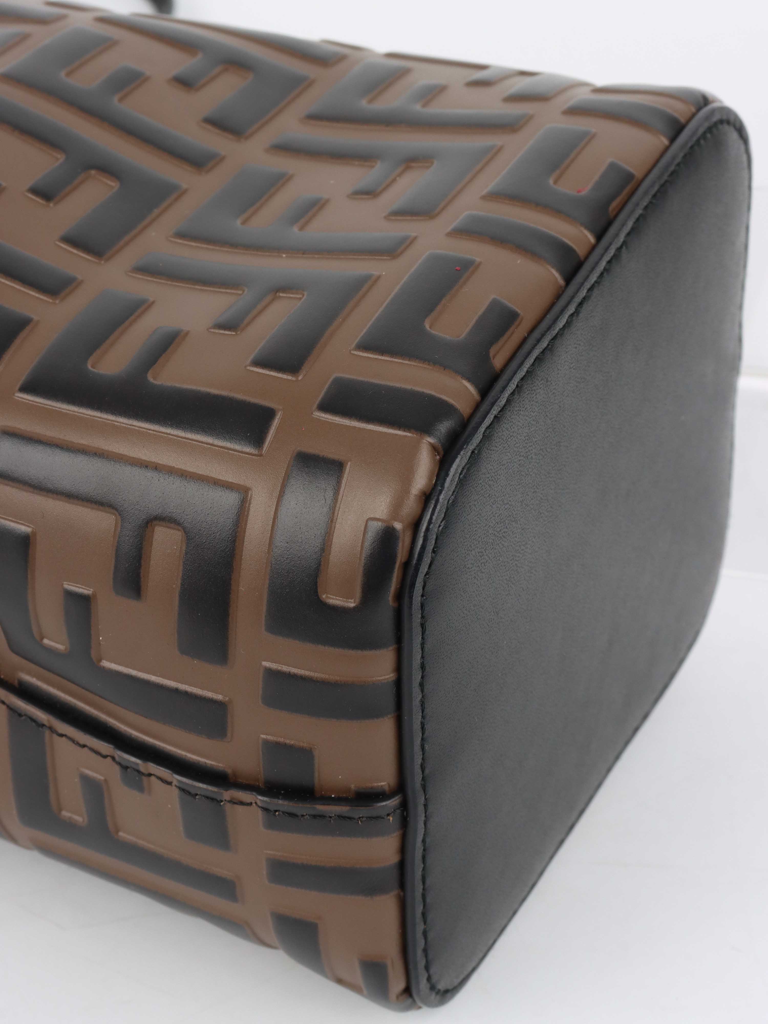 Fendi Mon Tresor Brown Leather Mini-bag.