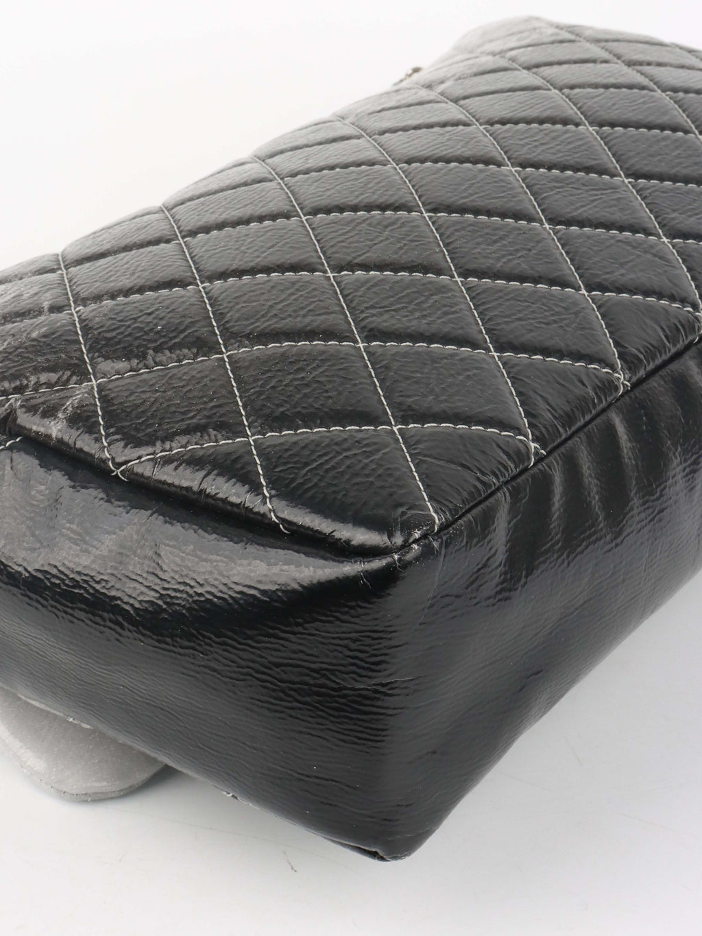 Chanel Melrose Degrade Jumbo Flap Bag SHW