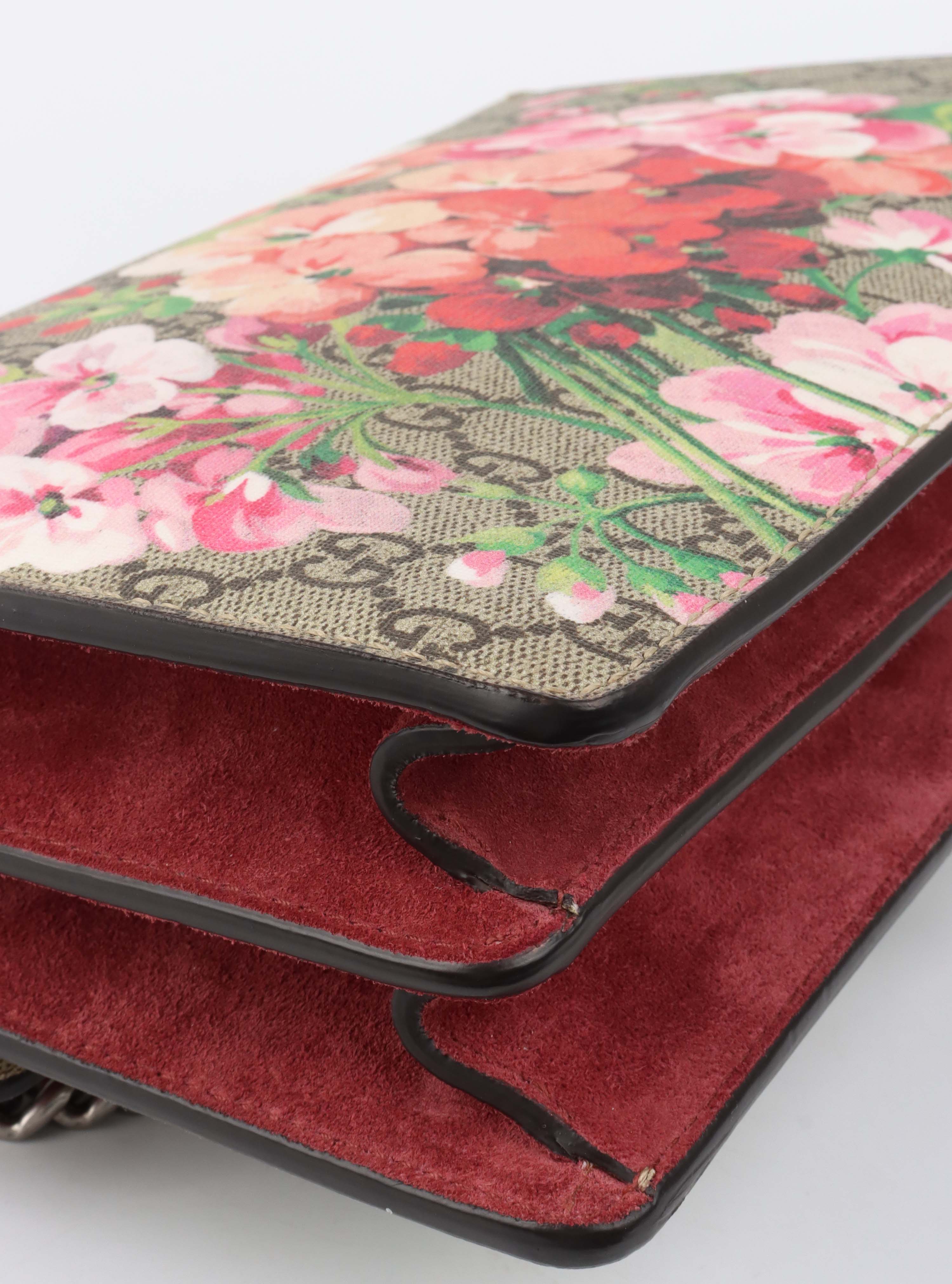 Gucci Small Dionysus Supreme Bloom Bag.