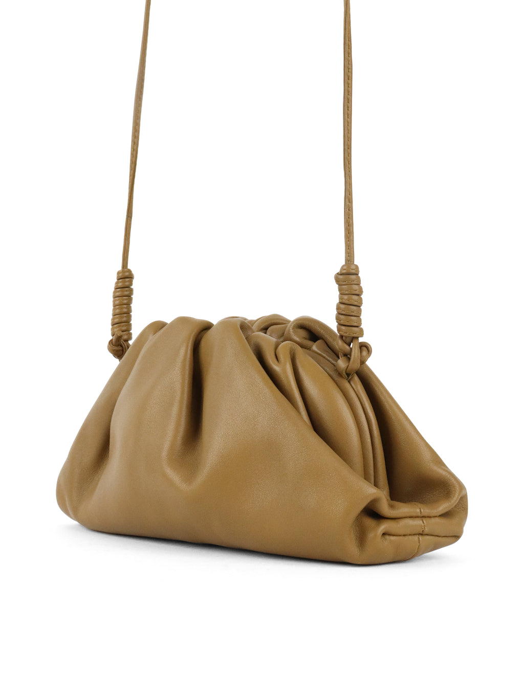 Bottega Veneta Mustard Green Mini Pouch Crossbody Bag