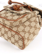 Gucci Bamboo GG Canvas Mini Backpack