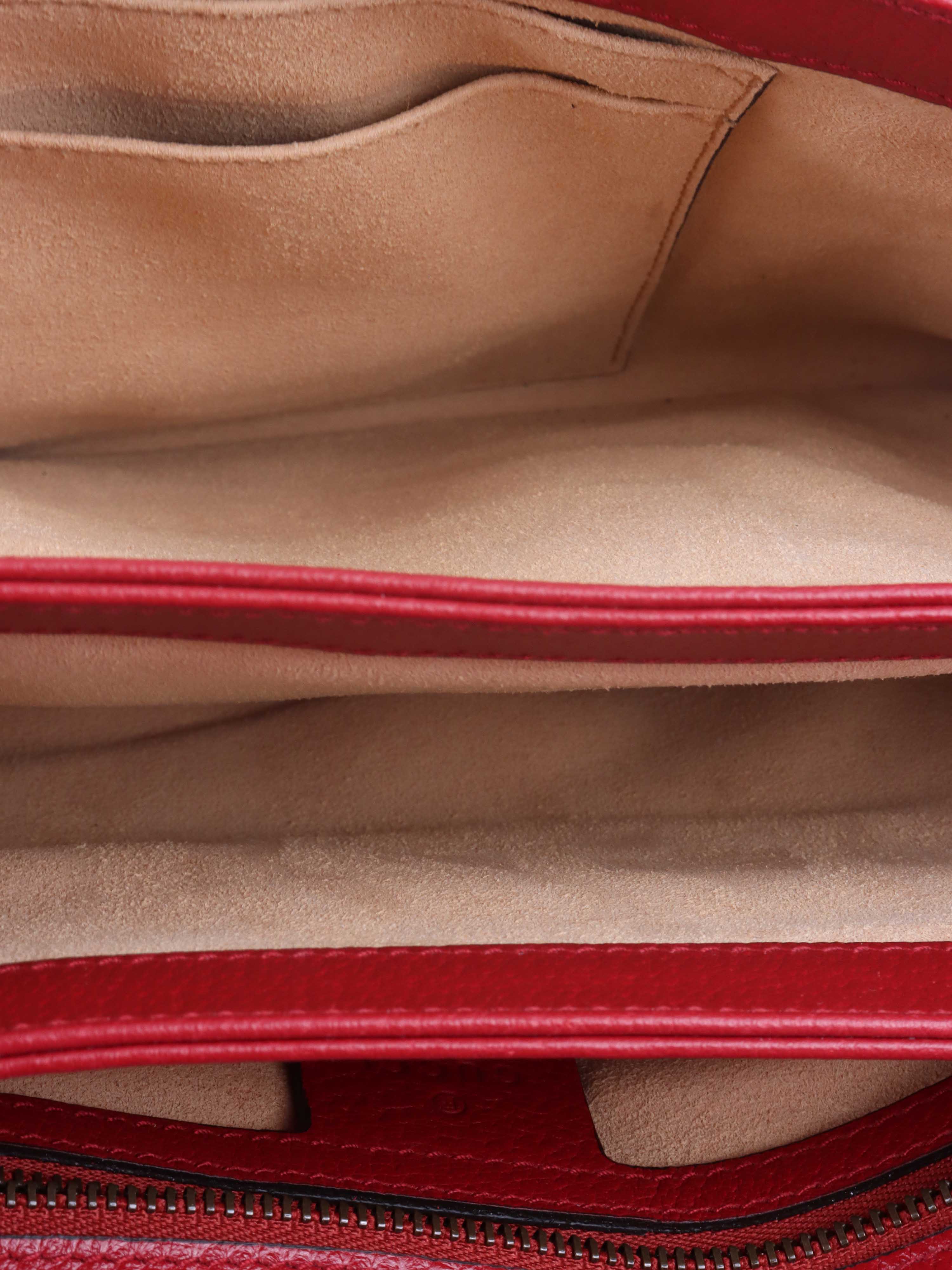 Gucci Queen Margaret Red Shoulder Bag.