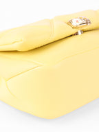 Bvlagri Yellow Serpenti Cabochon Shoulder Bag