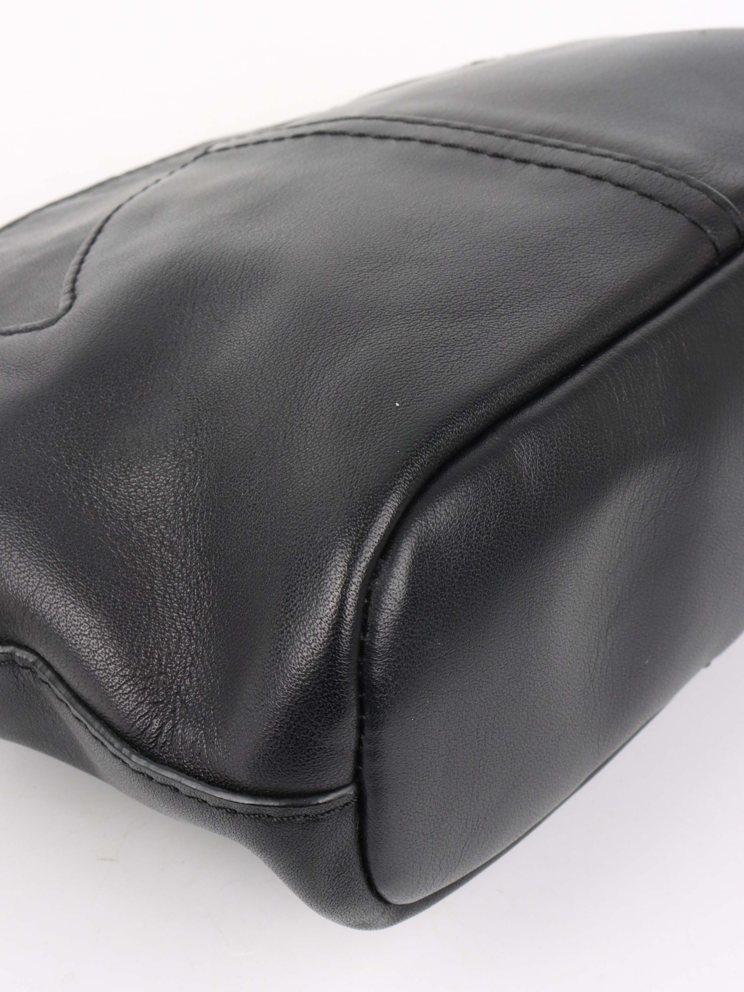 Givenchy Vintage Black Leather Crossbody Bag