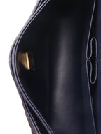 Chanel Small Navy Caviar Classic Flap LGHW.