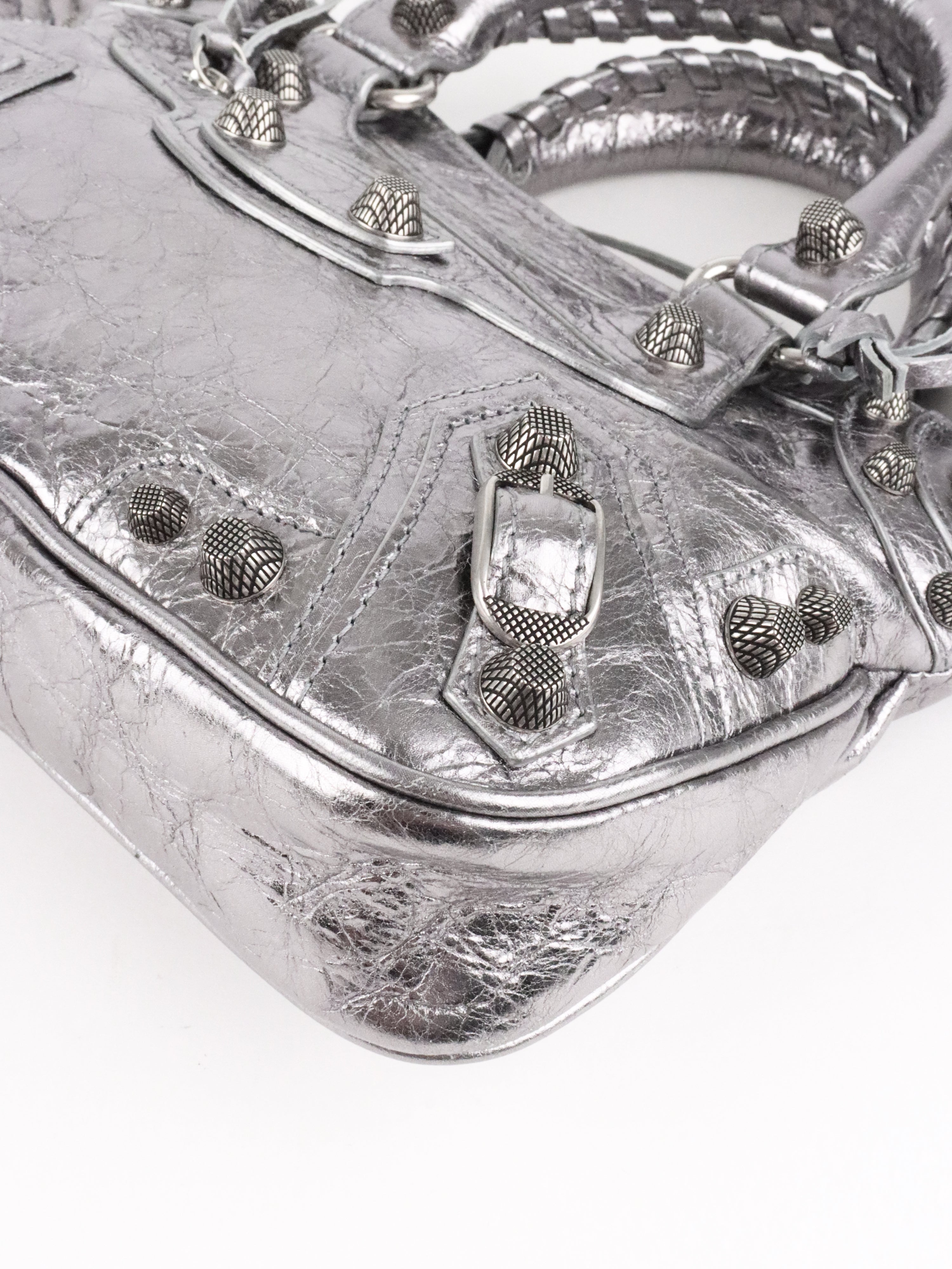 Balenciaga Mini Steel Grey Le City Bag