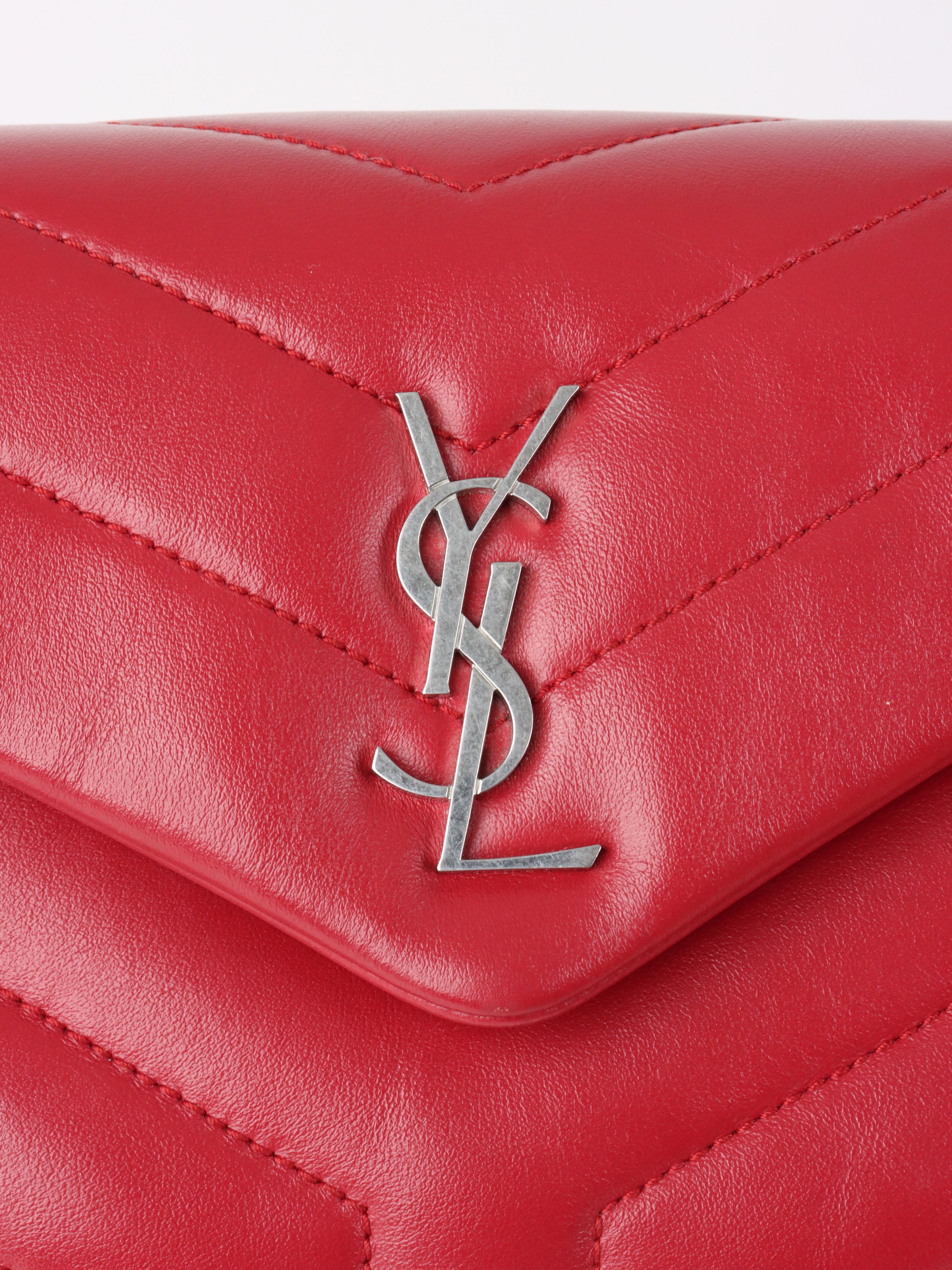 Saint Laurent Red Lou Lou Toy Bag