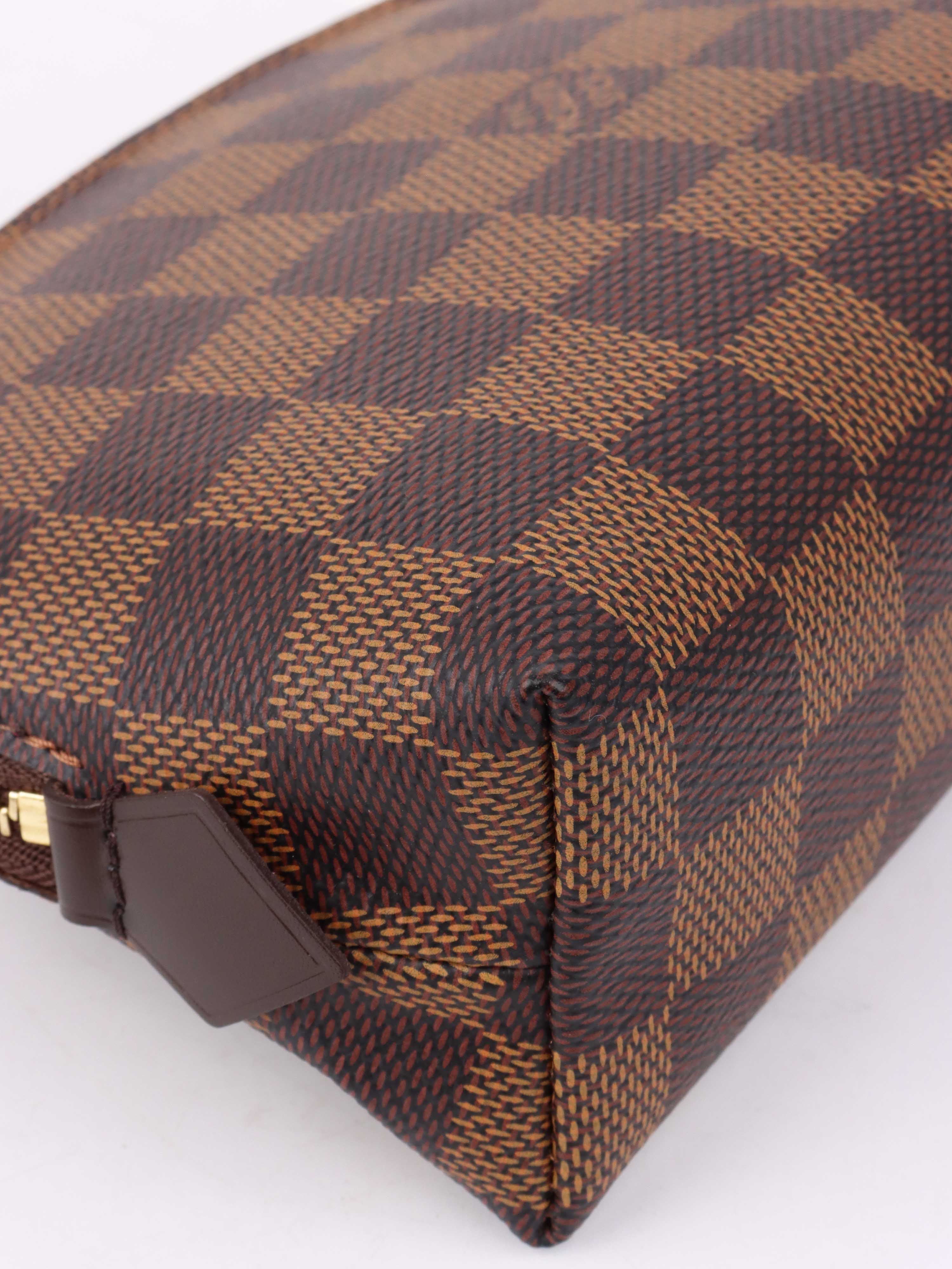 Louis Vuitton Damie Ebene Cosmetic Pouch PM.