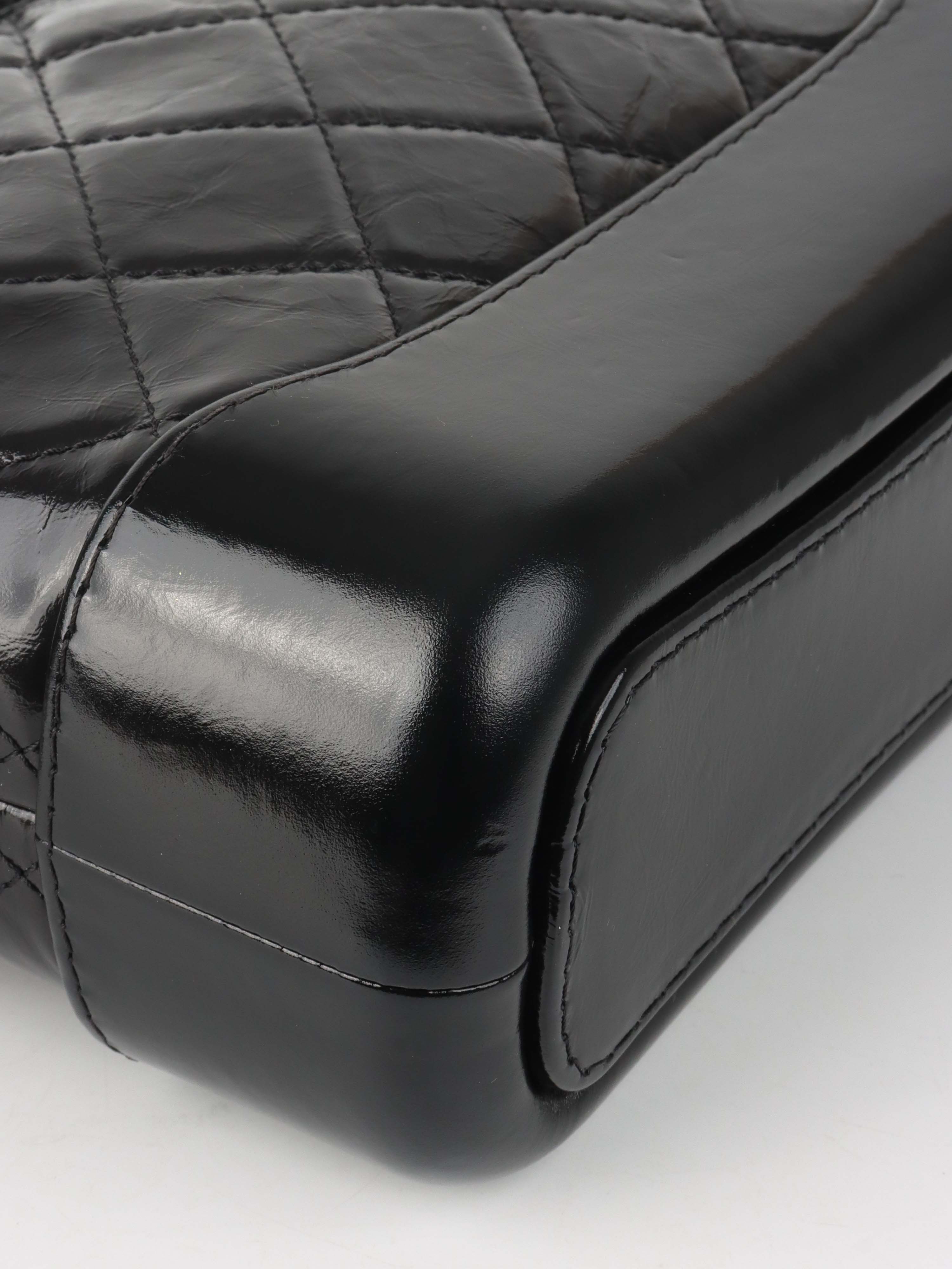 Chanel Black Small Gabrielle GHW.
