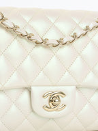 Chanel Ivory Irridecent Medium Classic Flap LGHW