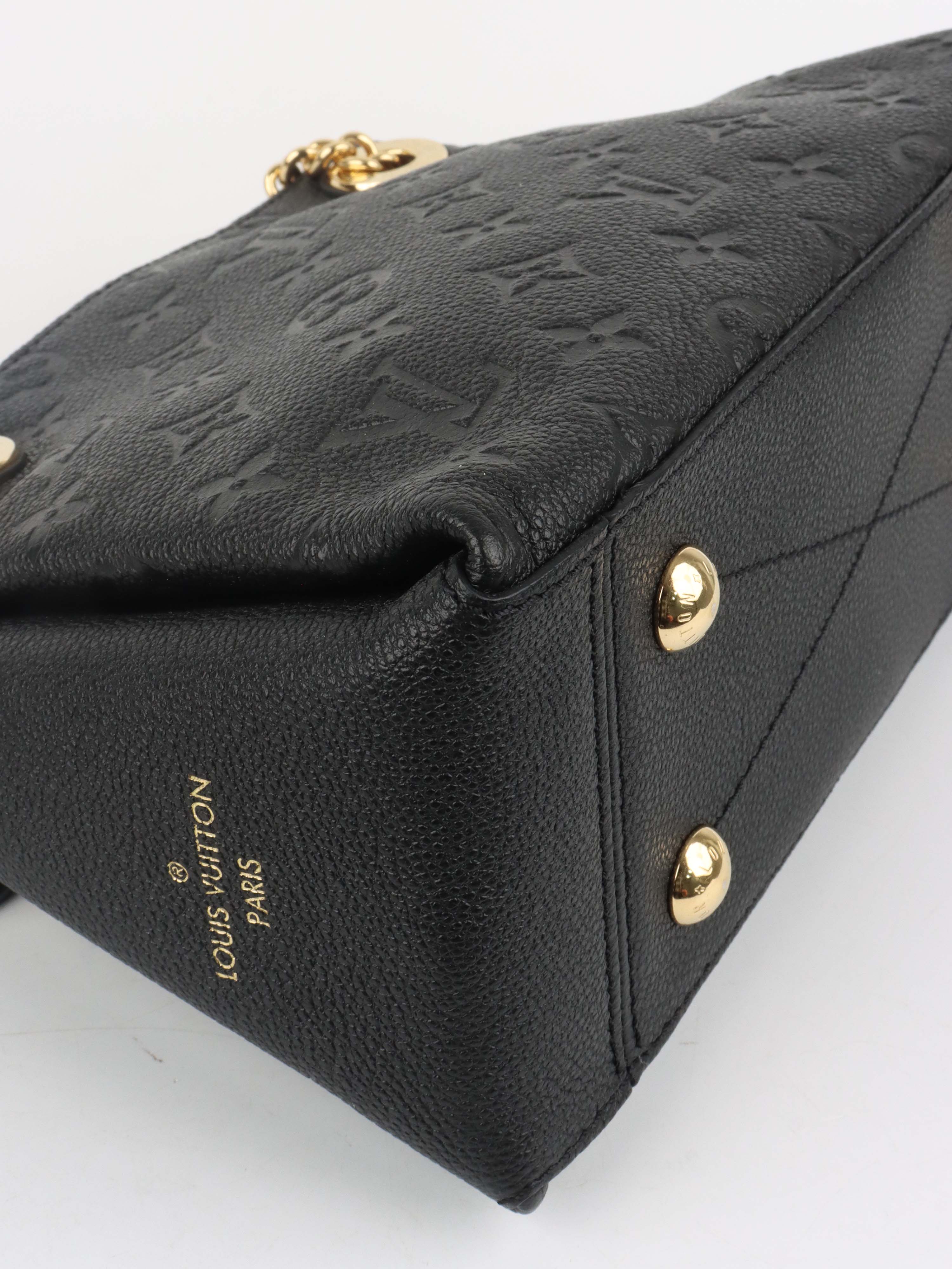 Louis Vuttion Black Surene BB Bag.