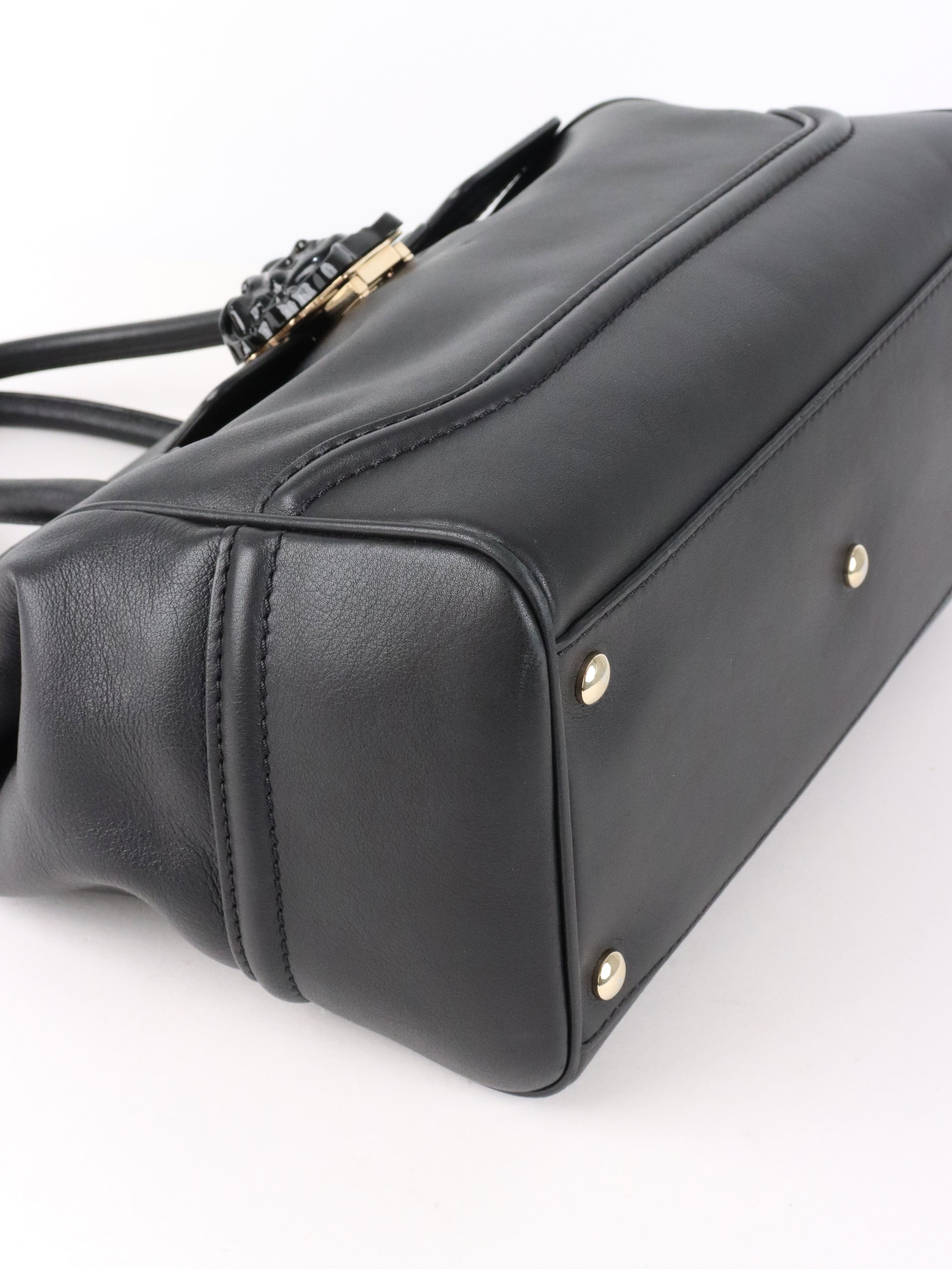Versace Black Palazzo Empire Medusa Bag