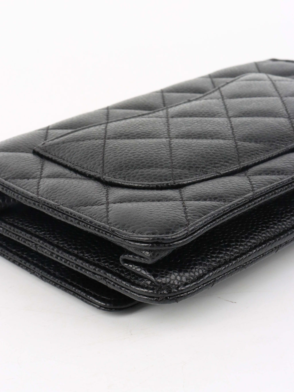 Chanel Caviar Black Wallet on Chain SHW.