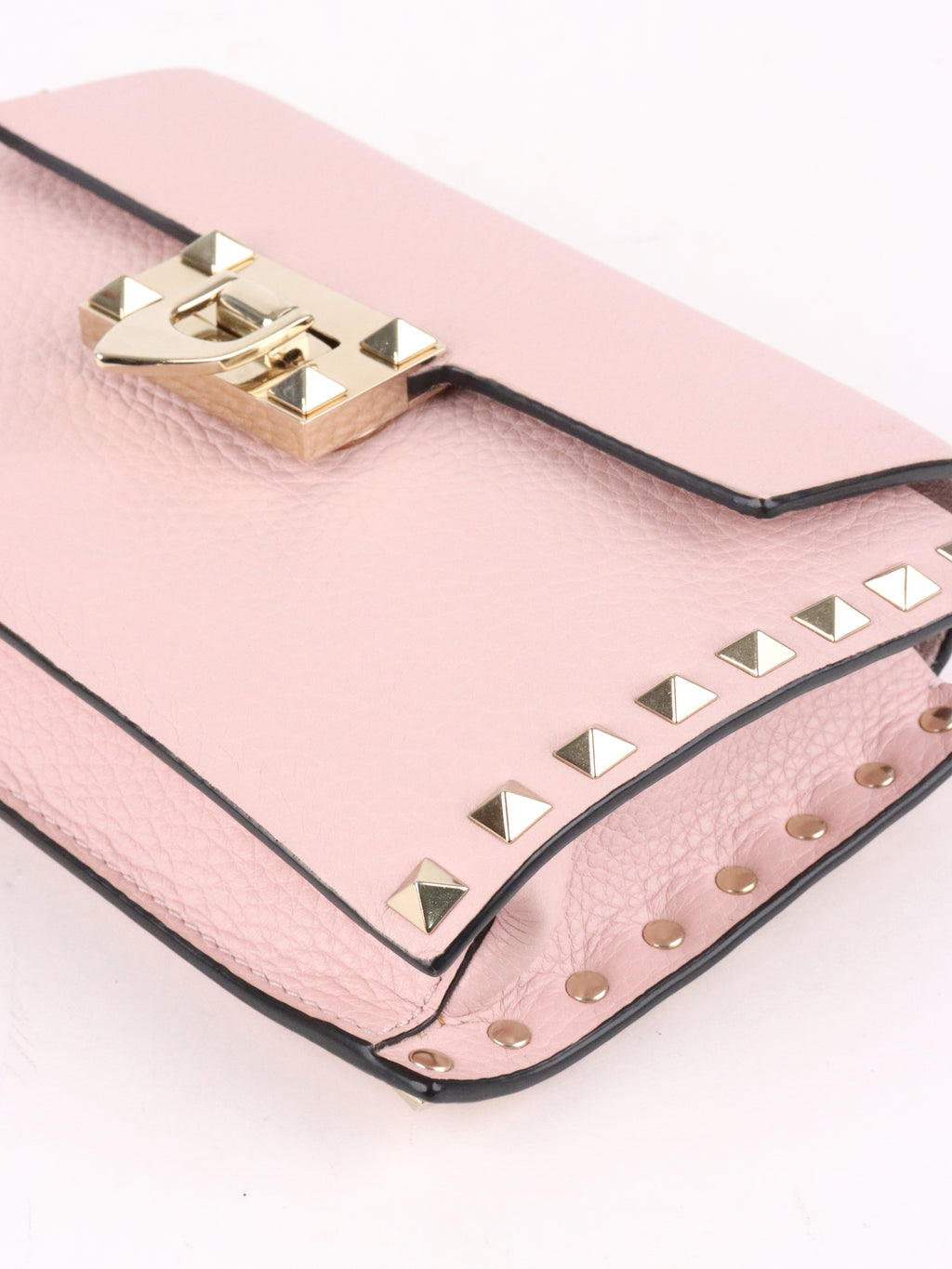 Valentino Rose Quartz Rockstuds Crossbody Bag