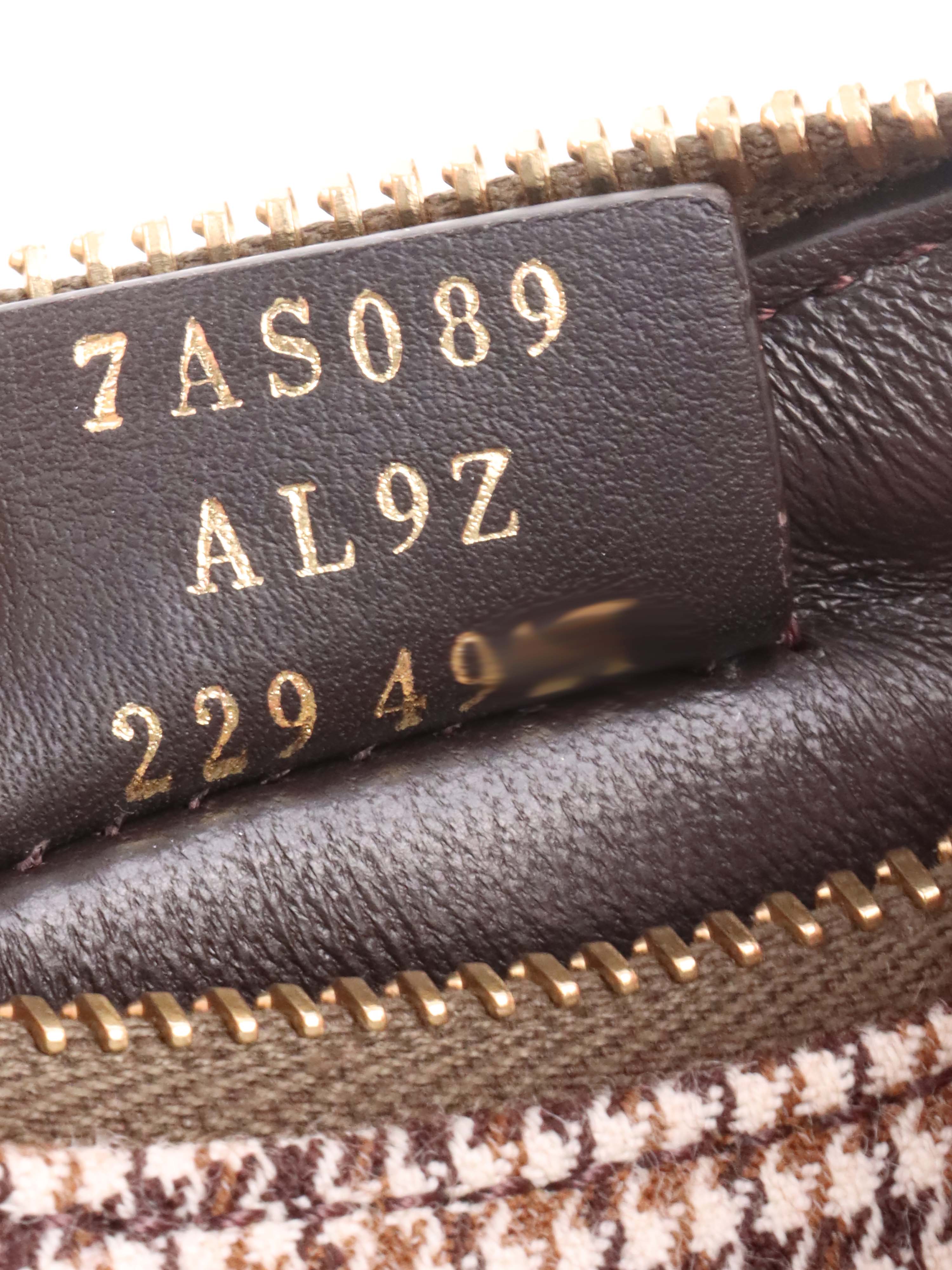 Fendi Wool Nano Fendigraphy Bag Charm.