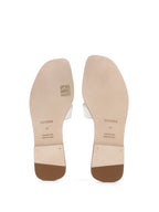 Hermes Oran Sandals White Size 37