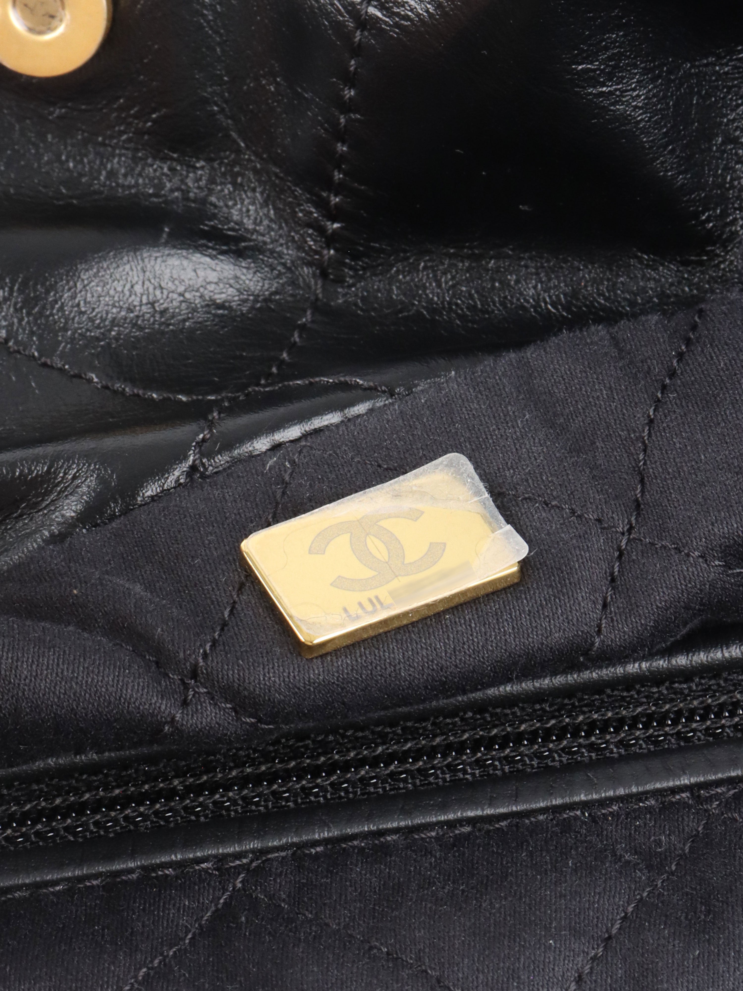 Chanel 22 Medium Black Bag.