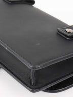 Dior Black Saddle Belt Pouch.