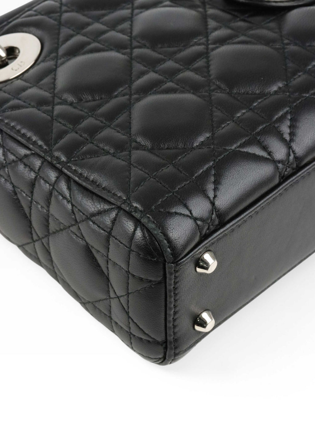 Dior Black Cannage Mini Dior SHW