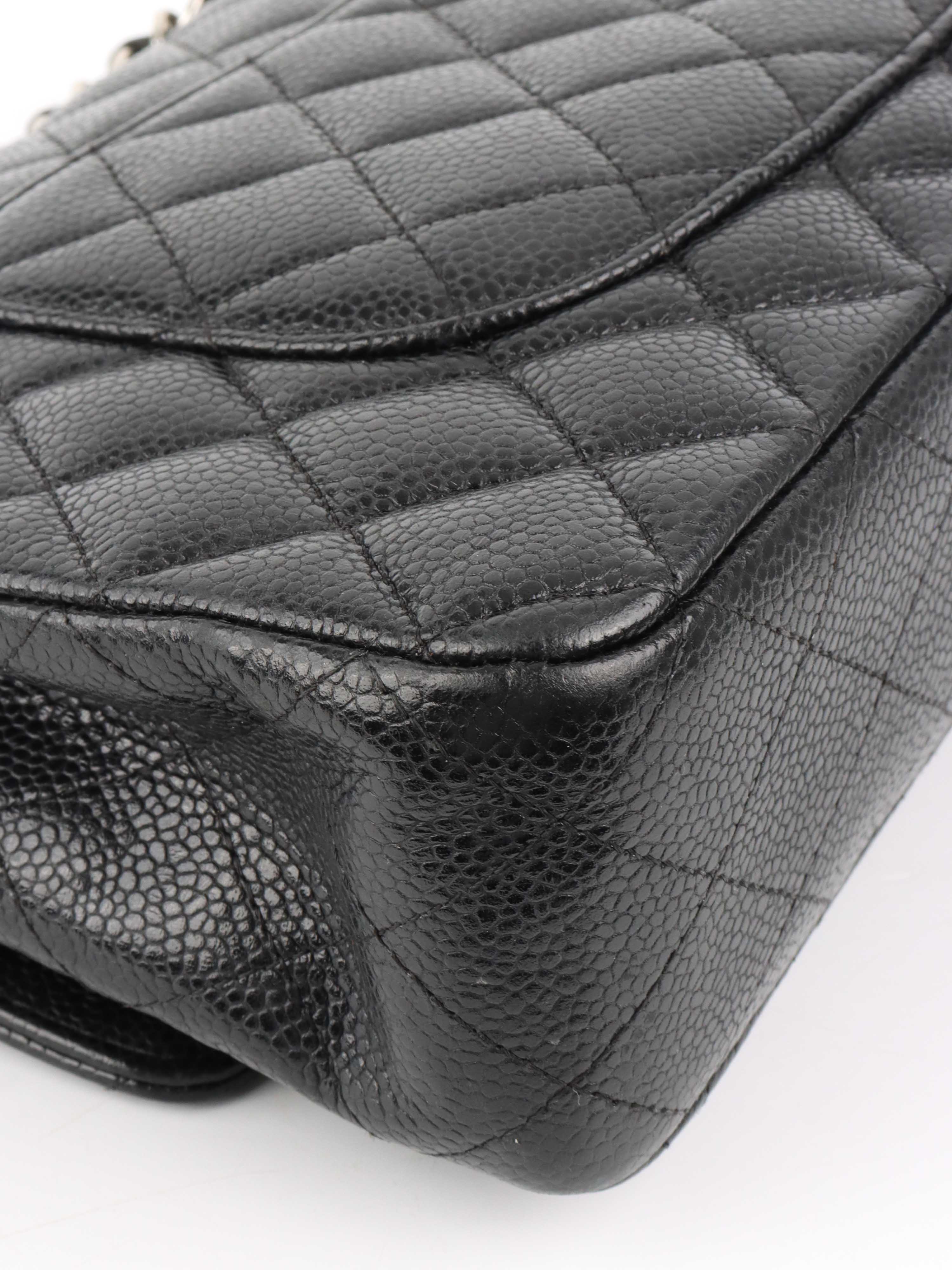 Chanel Medium Black Caviar Classic Flap.