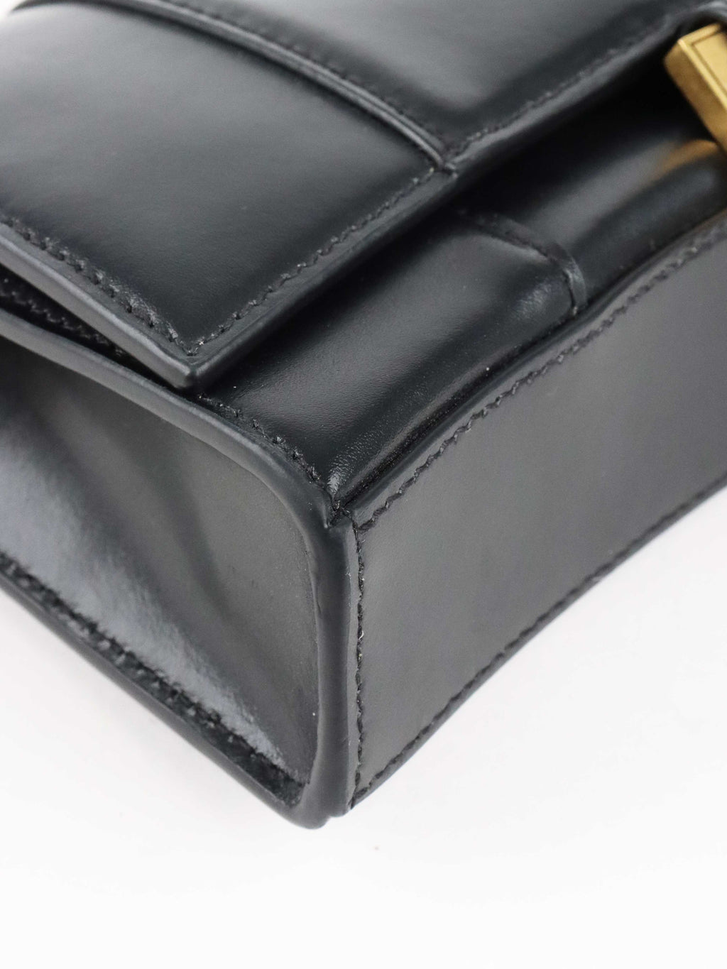 Balenciaga Black Hourglass Wallet On Chain
