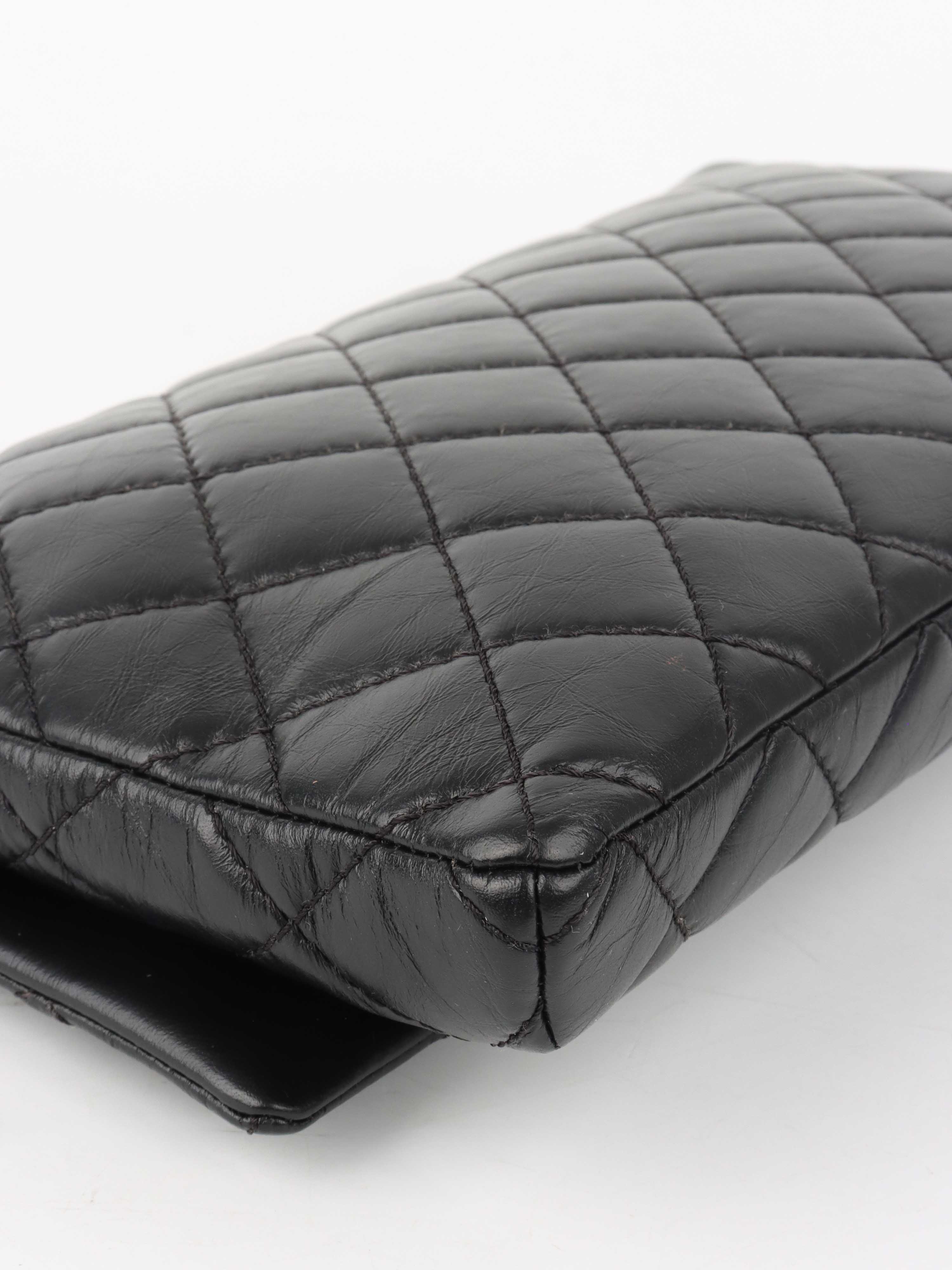 Chanel Black 2.55 Pouch.