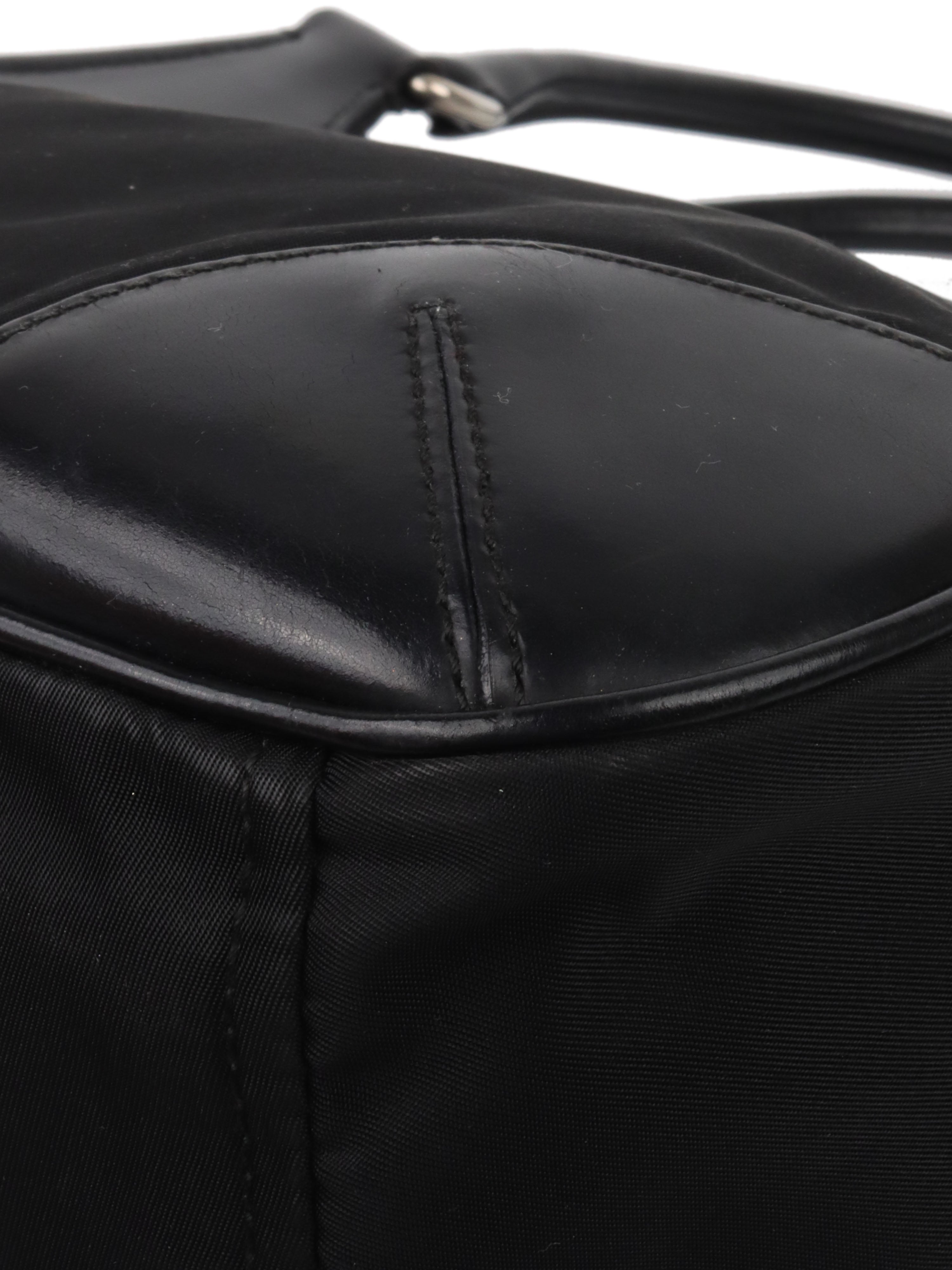 Prada Black Nylon Vintage Shoulder Bag.