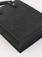 Louis Vuitton Black Mini Sac Plat.