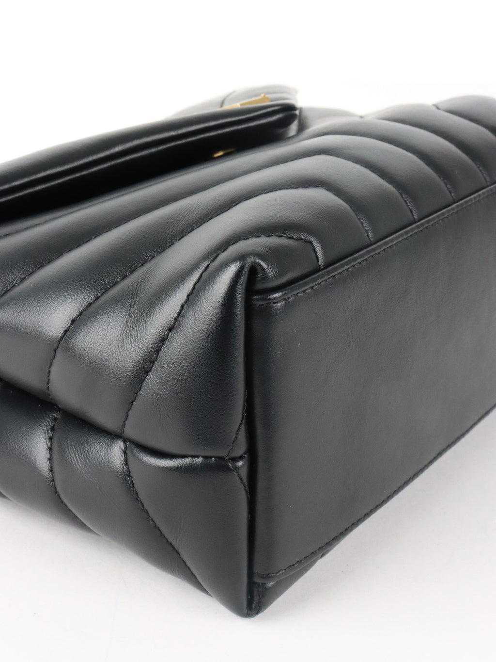 Saint Laurent Small Black LouLou Shouder Bag GHW