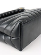 Saint Laurent Small Black LouLou Shouder Bag GHW