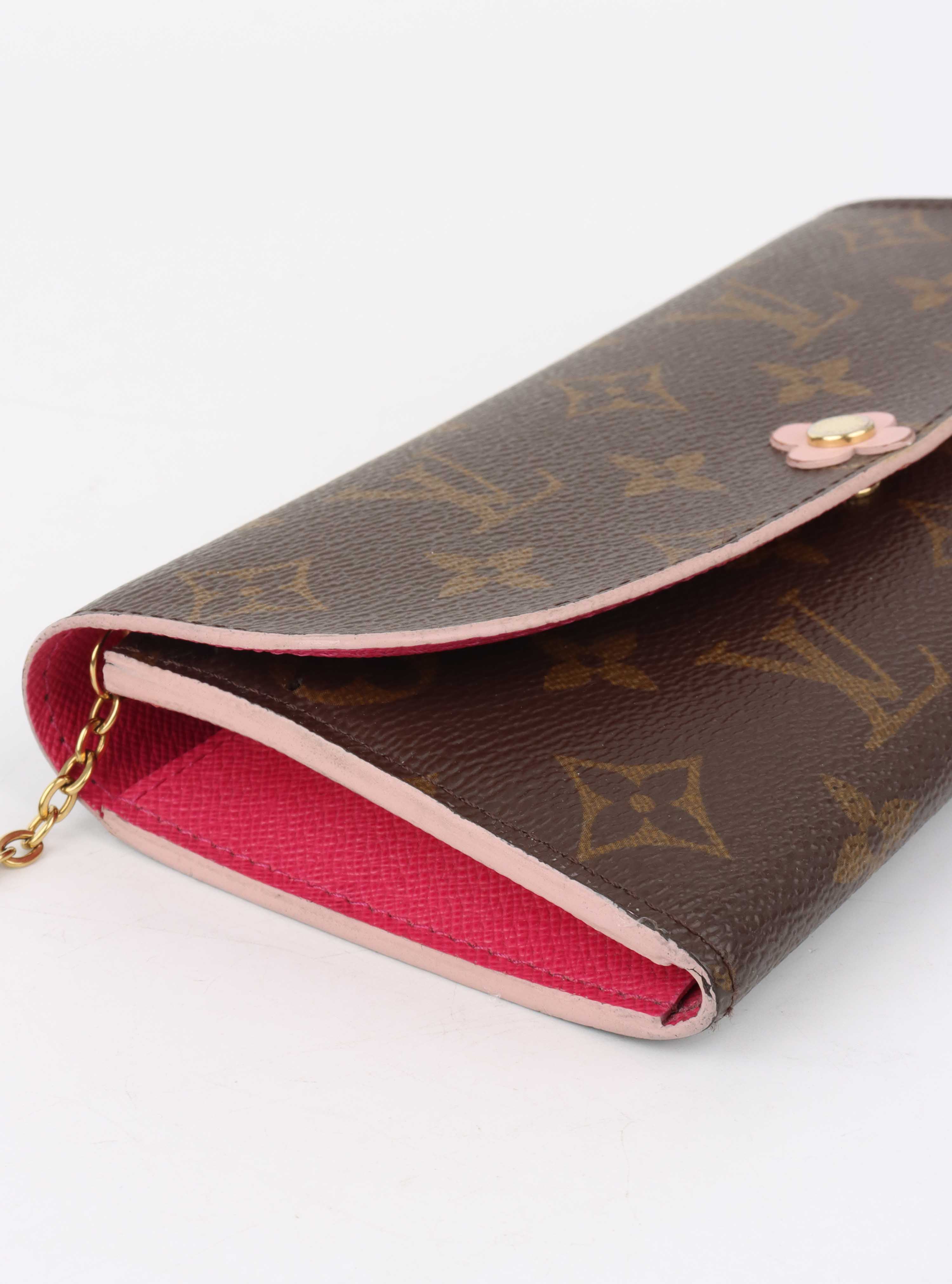 Louis Vuitton Monogram Bloom Flower Emilie Wallet.