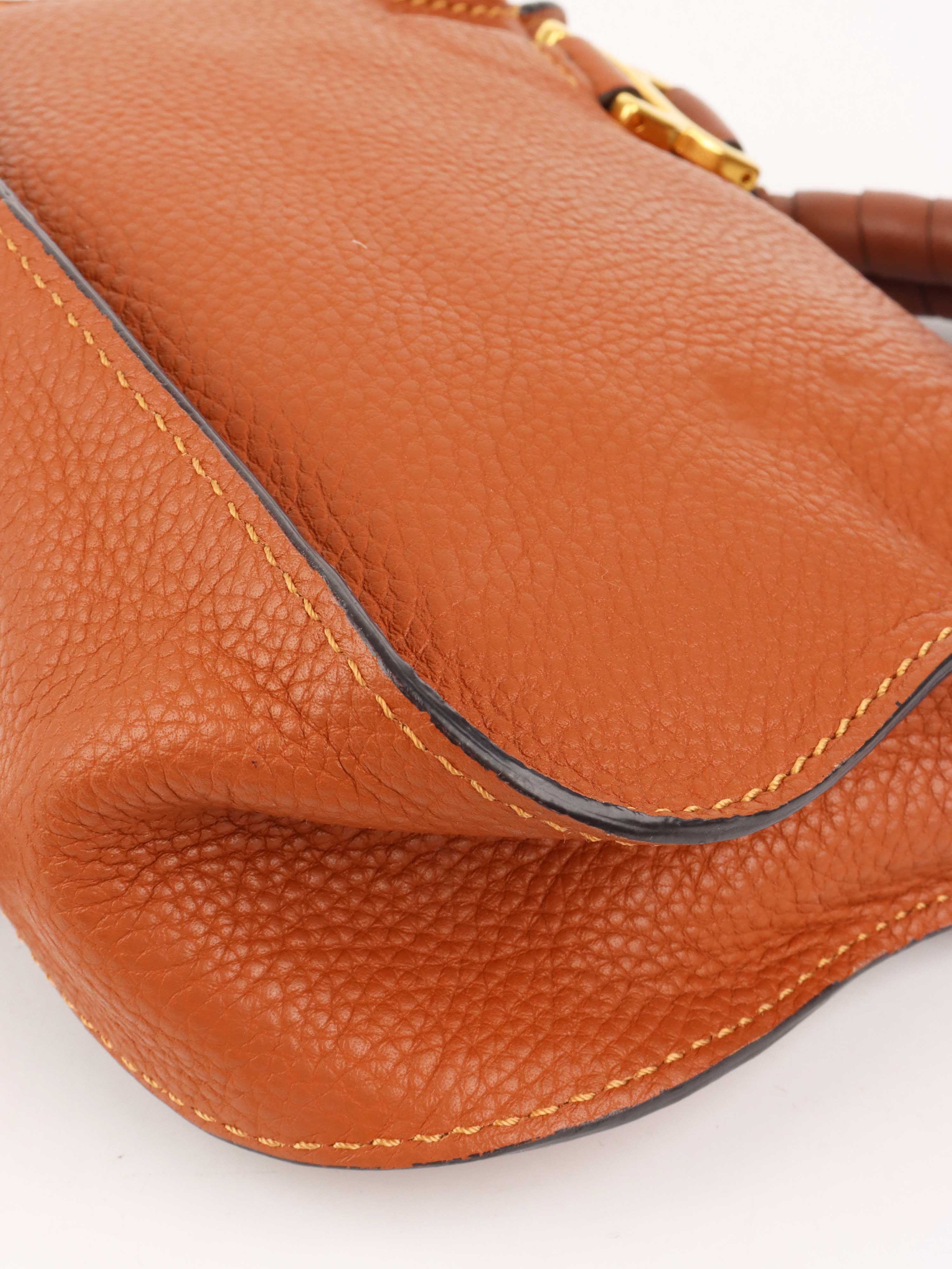 Chloe Brown Mini Marcie Bag.