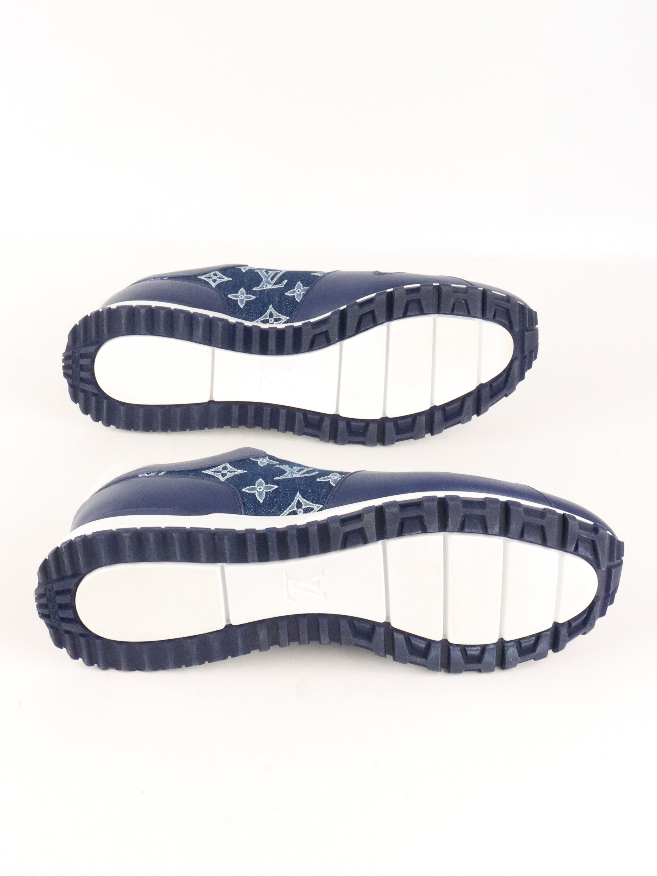 Louis Vuitton Bleu Jean Runaway Men Sneakers Size 10