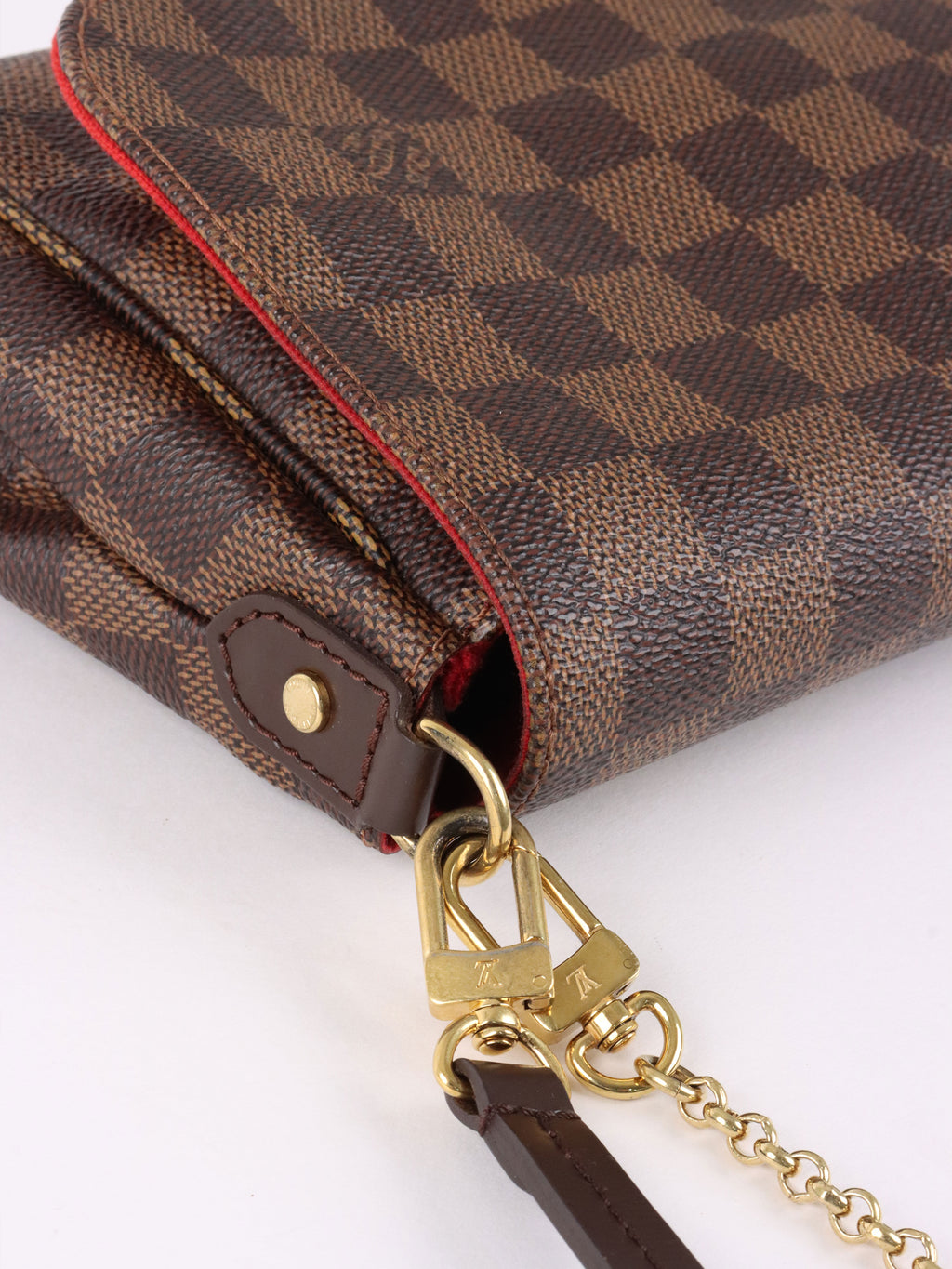 Louis Vuitton Damier Ebene Favoriite MM Bag.