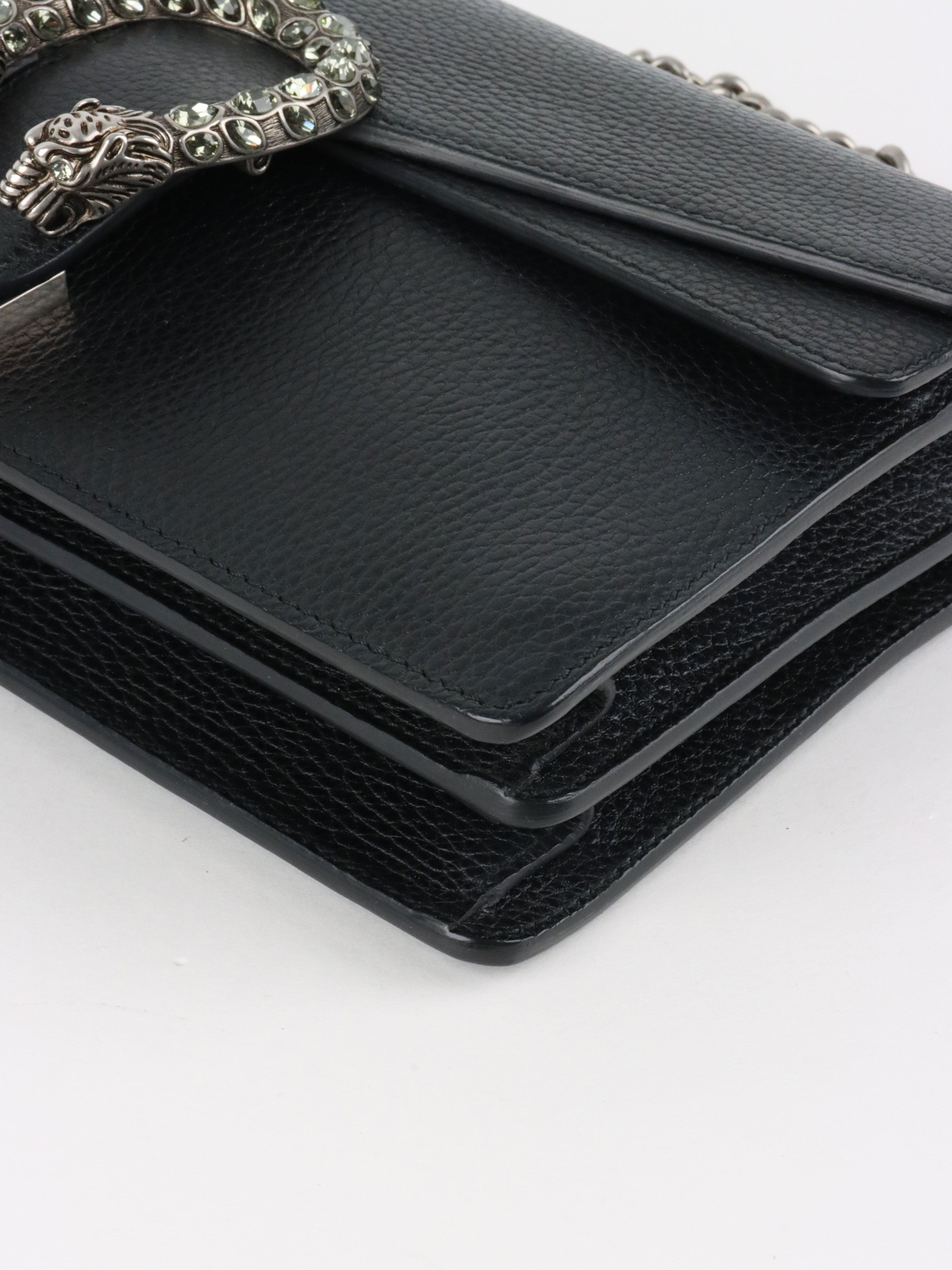 Gucci Small Black Dionysus Bag.