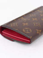 Louis Vuitton Monogram Sarah Wallet.