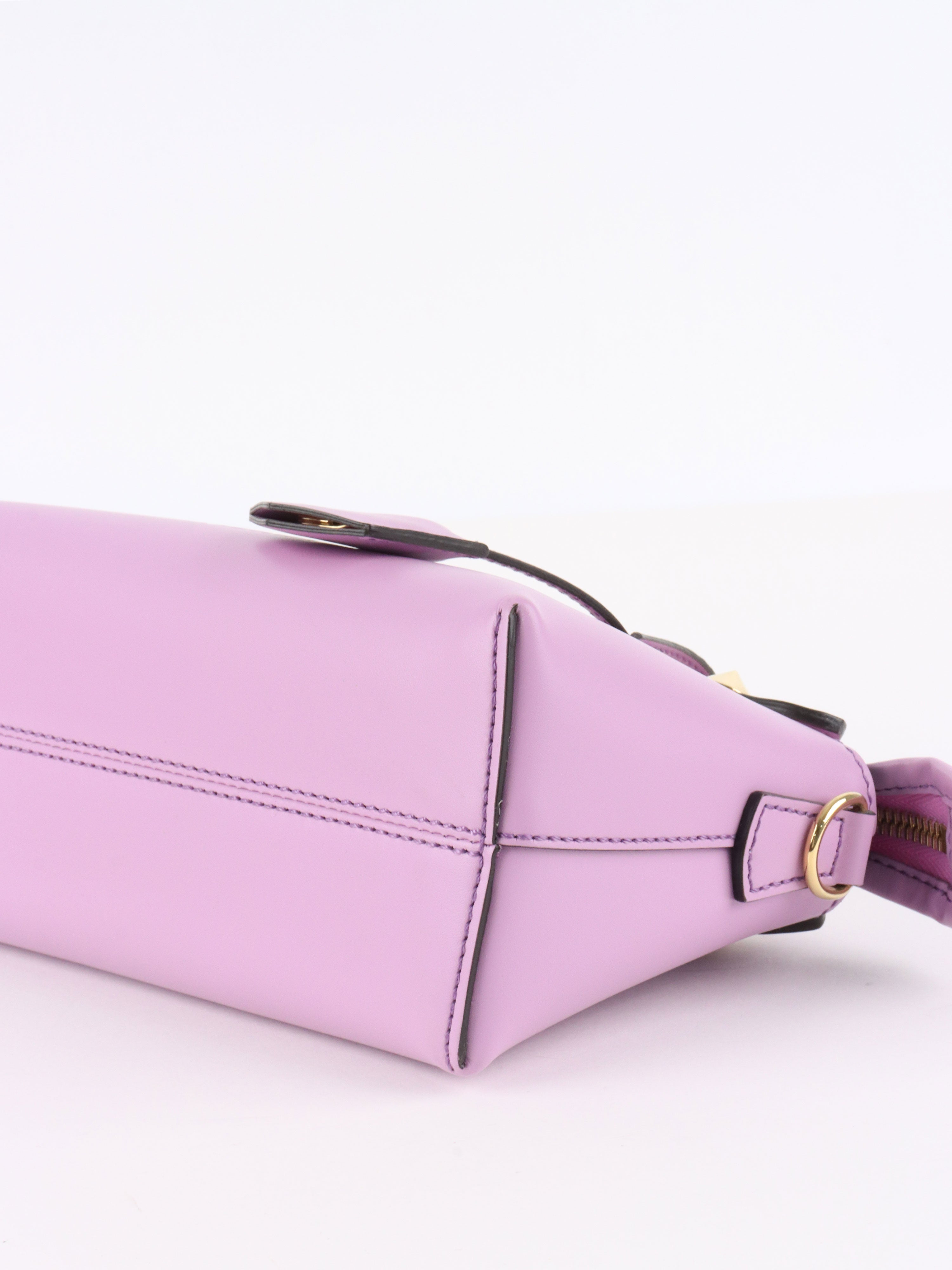 Fendi Lilac By the Way Mini Leather Shoulder Bag.