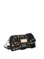 Dolce and Gabbana Leopard Jacquard Crossbody Bag.