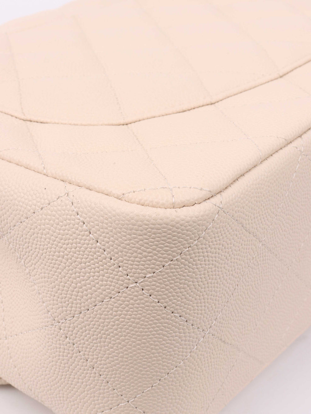 Chanel Jumbo Ivory Caviar Classic Flap.